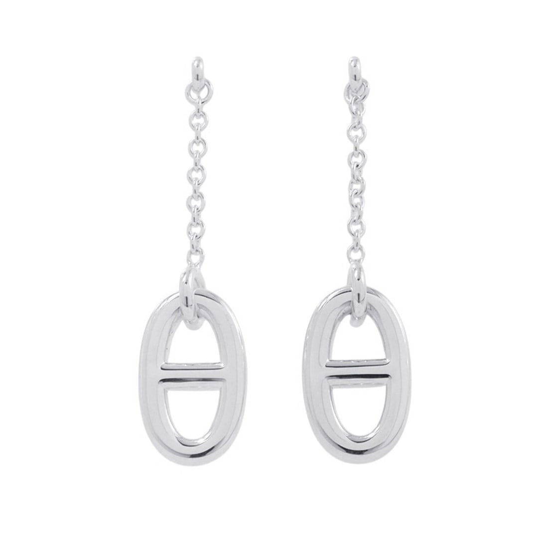 Hermes Earrings Chaine d'Ancre Farandole MM SV925 Silver HERMES (1 of 9)