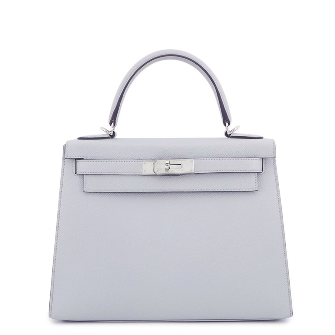 Hermes Kelly 28 Handbag, Sellier, Blue Glacier, Epsom Leather, C Stamp, 2-way Shoulder Bag. Kelly,: --- Catalog ---Category: SizeSize (HxWxD): 20cm x 28cm x 12cm / 7.87'' x 11.02'' x 4.72''Category: DesignType: HandbagColor: Light blueGender: WomenMaterial: Epsom leather Category: GeneralBrand: Herm