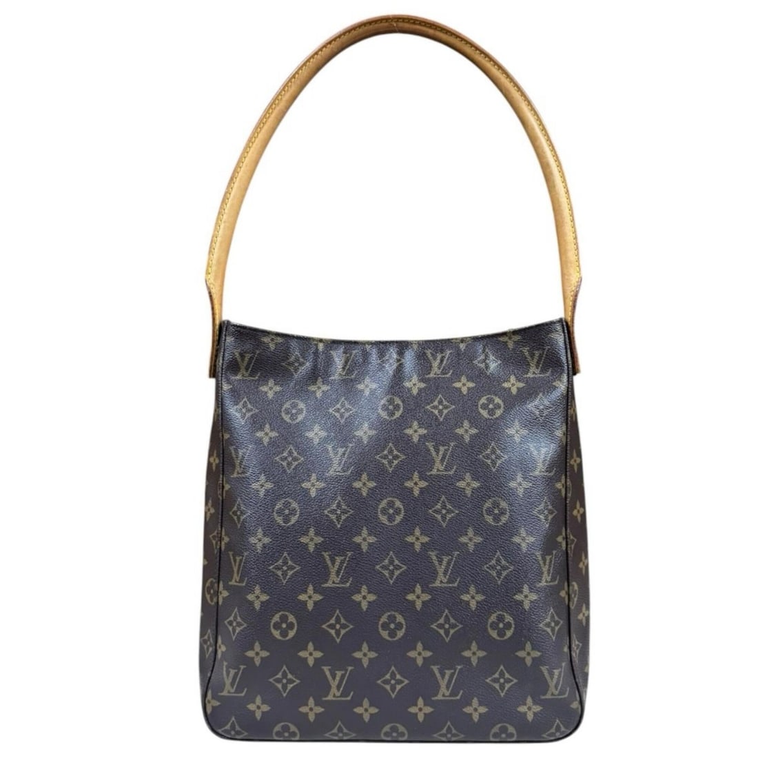 Louis Vuitton Looping GM Monogram Shoulder Bag, Canvas M51145 Brown, Women's LOUIS VUITTON: --- Catalog ---Category: SizeSize (HxWxD): 31cm x 28cm x 10cm / 12.2'' x 11.02'' x 3.93''Category: DesignType: Shoulder bagColor: BrownGender: WomenHandmade: YesMaterial: Monogram , Canvas Category: G