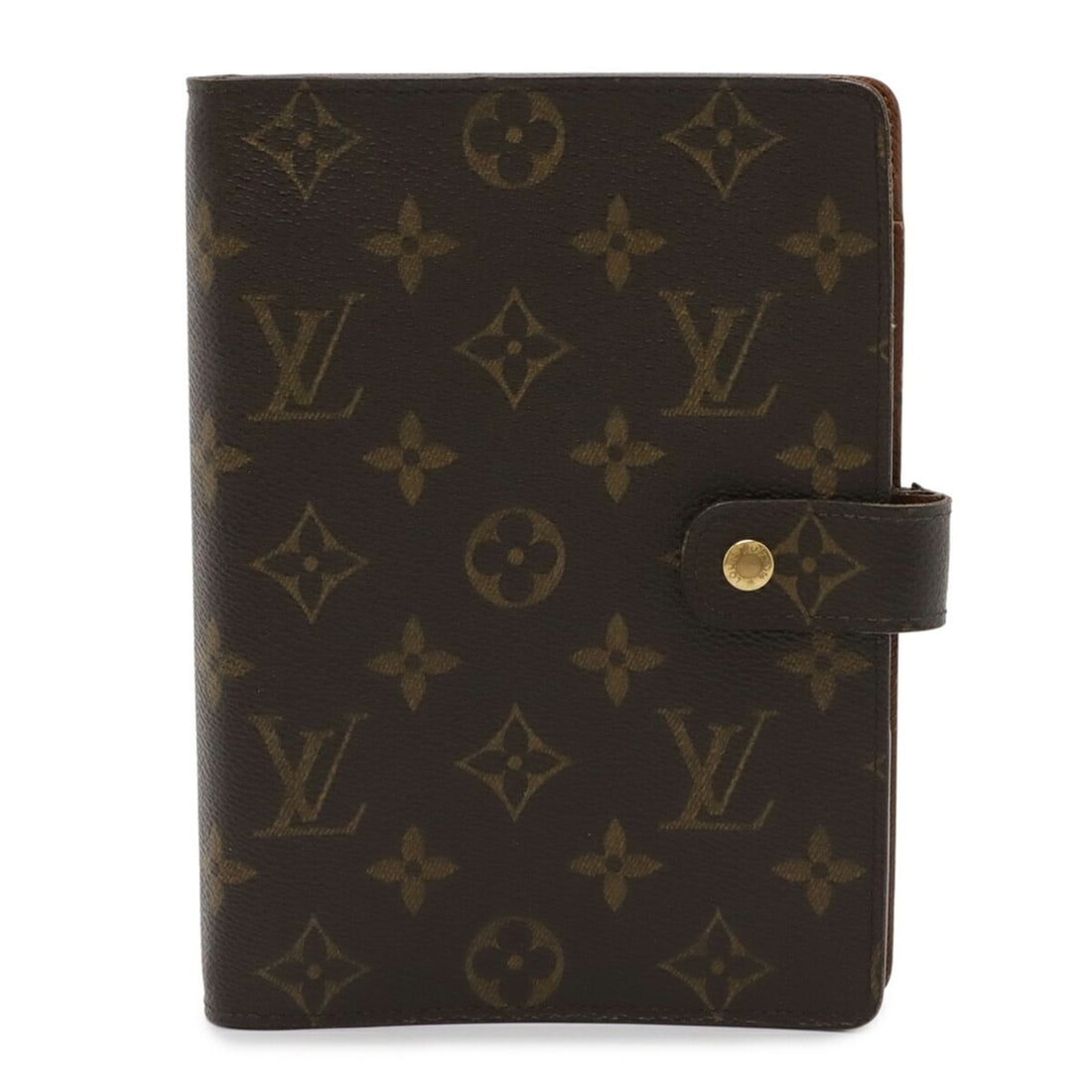 LOUIS VUITTON Monogram Agenda MM Notebook Cover, 6-ring binder, R20105 (1 of 10)