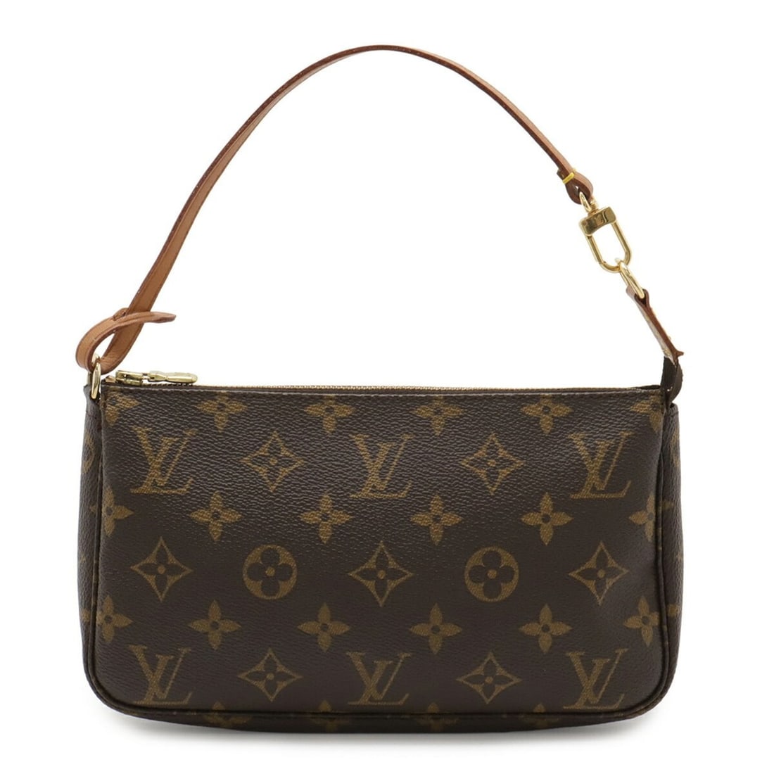 LOUIS VUITTON Louis Vuitton Monogram Pochette Accessoires Handbag Pouch - Bag M51980: --- Catalog ---Category: SizeWeight: 100g / 3.52oz.Size (HxWxD): 13cm x 21.5cm x 4cm / 5.11'' x 8.46'' x 1.57''Category: DesignType: Handbag, PochetteColor: BrownGender: WomenMaterial: Monogram Catego