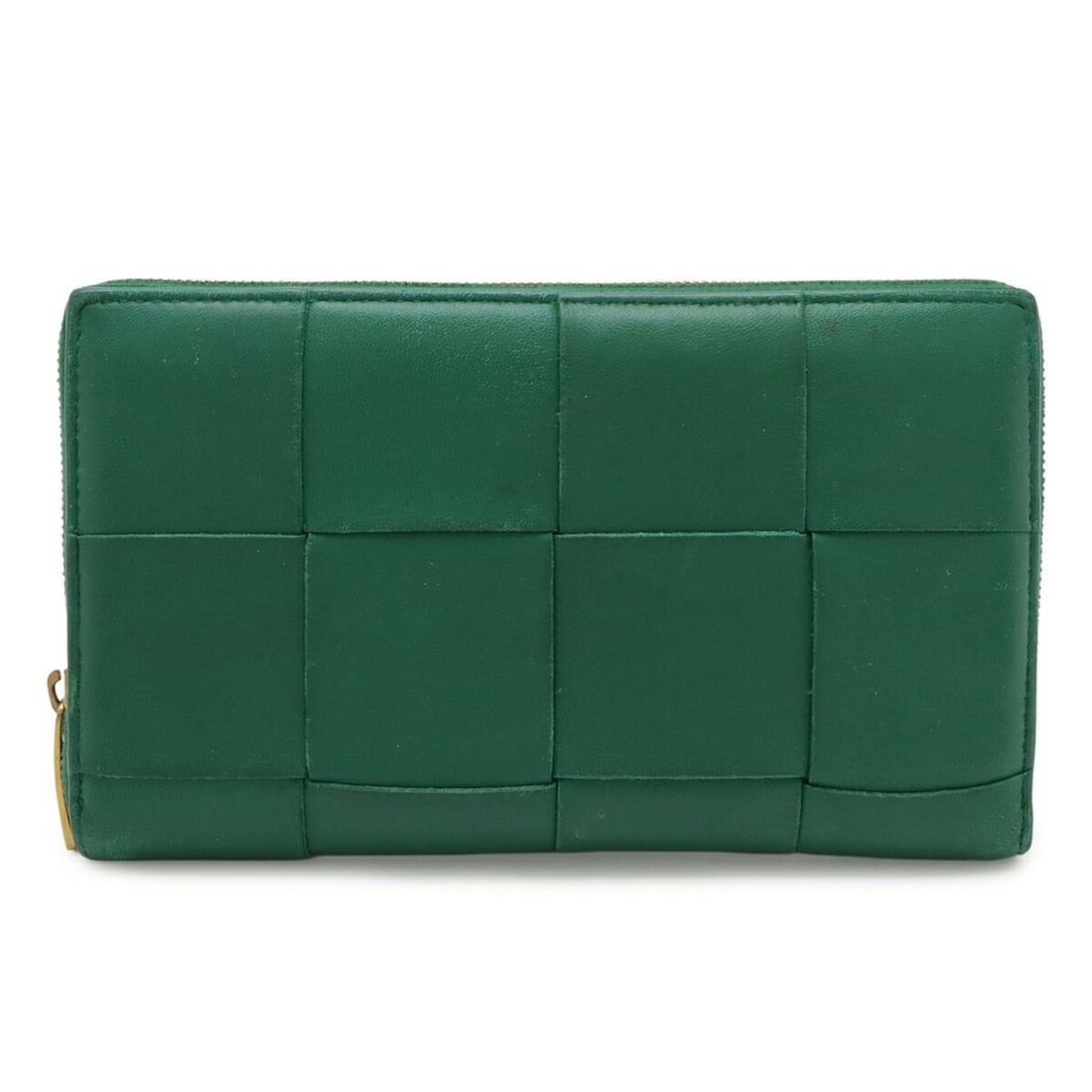BOTTEGA VENETA Cassette Zip-Around Wallet, Round Long Leather, Green, 649607: --- Catalog ---Category: SizeSize (HxWxD): 11.5cm x 19cm / 4.52'' x 7.48''Category: DesignType: Long wallet (bi-fold)Color: GreenGender: Women,MenMaterial: Leather Category: GeneralBrand: Bottega Vene