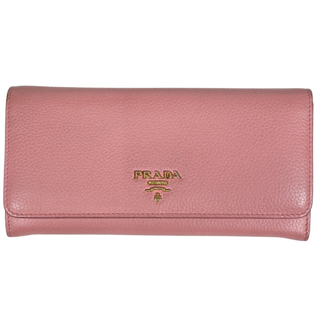 Prada PRADA Logo Bi-fold Long Wallet Leather Pink 1MH132 Women's: --- Catalog ---Category: SizeSize (HxWxD): 9cm x 18.5cm x 2.5cm / 3.54'' x 7.28'' x 0.98''Category: DesignType: Long wallet (bi-fold)Color: PinkGender: WomenMaterial: Leather Category: GeneralBrand: P