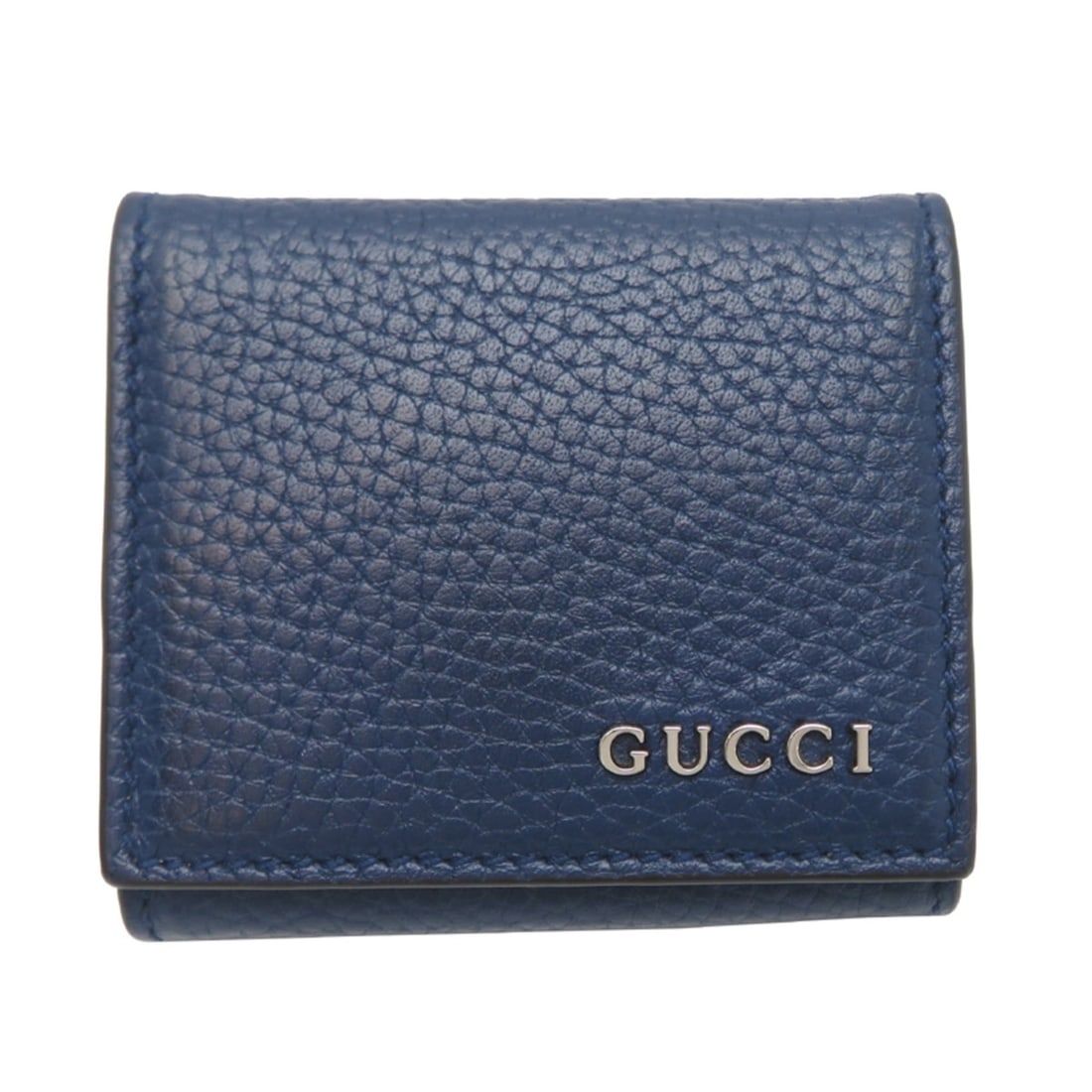 Gucci Women's & Men's Wallet/Coin Case 771160 Leather Blue: --- Catalog ---Category: SizeSize (HxWxD): 7cm x 8cm x 1.5cm / 2.75'' x 3.14'' x 0.59''Category: DesignType: Coin purse/coin caseColor: BlueGender: Men,WomenMaterial: Leather Category: GeneralMPN: 771