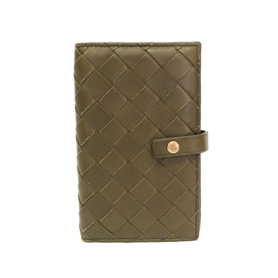 Bottega Veneta Intrecciato Men,Women Leather Wallet (bi-fold) Khaki: --- Catalog ---Category: SizeSize (HxWxD): 14.5cm x 9cm x 2.5cm / 5.7'' x 3.54'' x 0.98''Category: DesignType: Wallet (bi-fold)Color: KhakiGender: Men,WomenClosure: Snap fastenerMaterial: Leather Inne