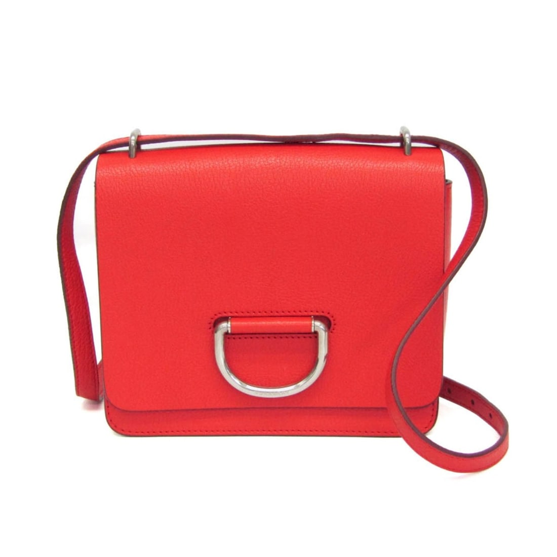 Burberry D-ring Women's Leather Shoulder Bag Red Color: --- Catalog ---Category: SizeSize (HxWxD): 17cm x 19.5cm x 6cm / 6.69'' x 7.67'' x 2.36''Strap Length: 95cm - 109cm / 37.4'' - 42.91''Category: DesignType: Shoulder bagColor: Red colorGender: WomenClo