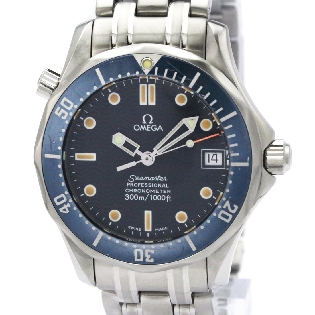 OMEGA Seamaster Professional 300M Mid Steel Size Watch 2551.80 Polished: --- Catalog ---Category: SizeCase Diameter: 36mm / 1.42''Category: DesignType: WristwatchStyle: SportGender: , MenColor (Dial): BlueMaterial (Band): Stainless steelMaterial (Case): Stainless steelCate