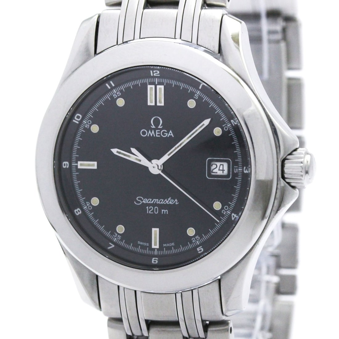OMEGA Seamaster 120M Stainless Steel Quartz Mens Watch 2511.50 Polished: --- Catalog ---Category: SizeCase Diameter: 36mm / 1.42''Category: DesignType: WristwatchStyle: SportGender: MenColor (Dial): BlackMaterial (Band): Stainless steelMaterial (Case): Stainless steelCateg