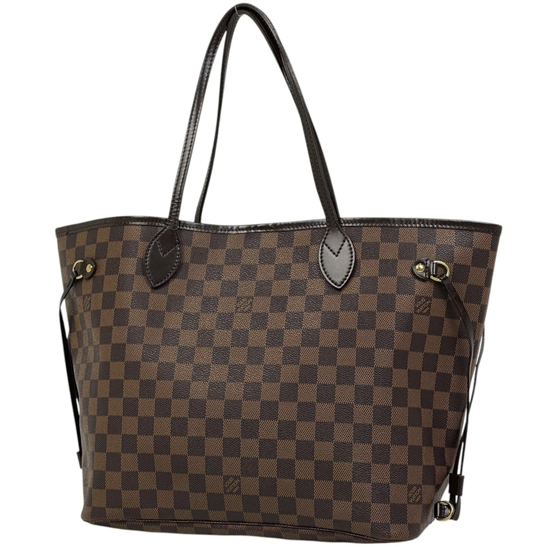 Louis Vuitton Neverfull MM Tote Bag, Damier Brown, N51105, Women's: --- Catalog ---Category: SizeSize (HxWxD): 29cm x 32cm x 17cm / 11.41'' x 12.59'' x 6.69''Category: DesignType: Tote bagColor: Brown, Damier CanvasGender: WomenMaterial: Damier Canvas Category: Genera