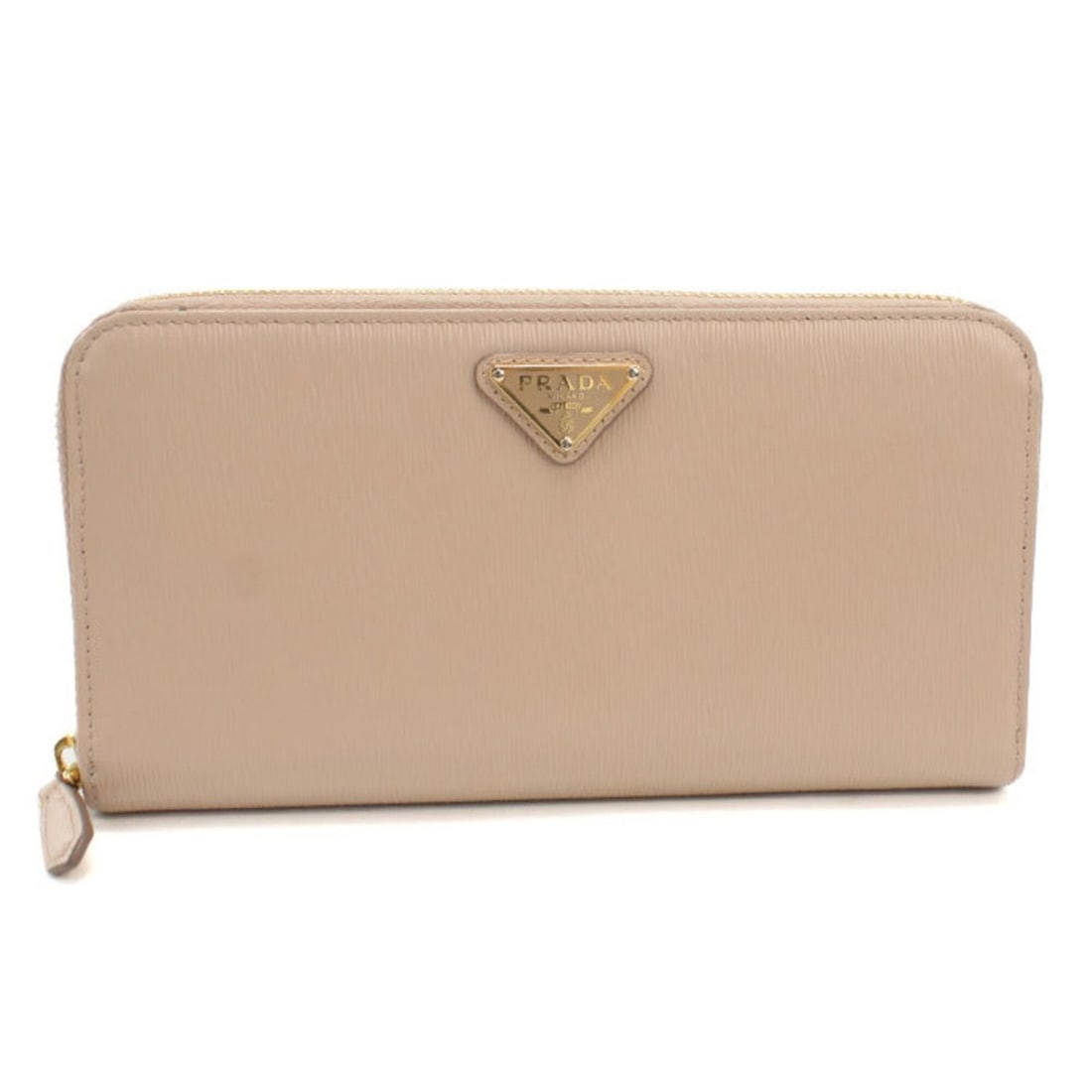 PRADA Prada Long Wallet, Round Zipper, 1ML506, Women's, Beige: --- Catalog ---Category: SizeSize (HxWxD): 10.5cm x 20cm x 2.5cm / 4.13'' x 7.87'' x 0.98''Category: DesignType: Long wallet (bi-fold)Color: BeigeGender: WomenMaterial: Leather Category: GeneralMPN: 1