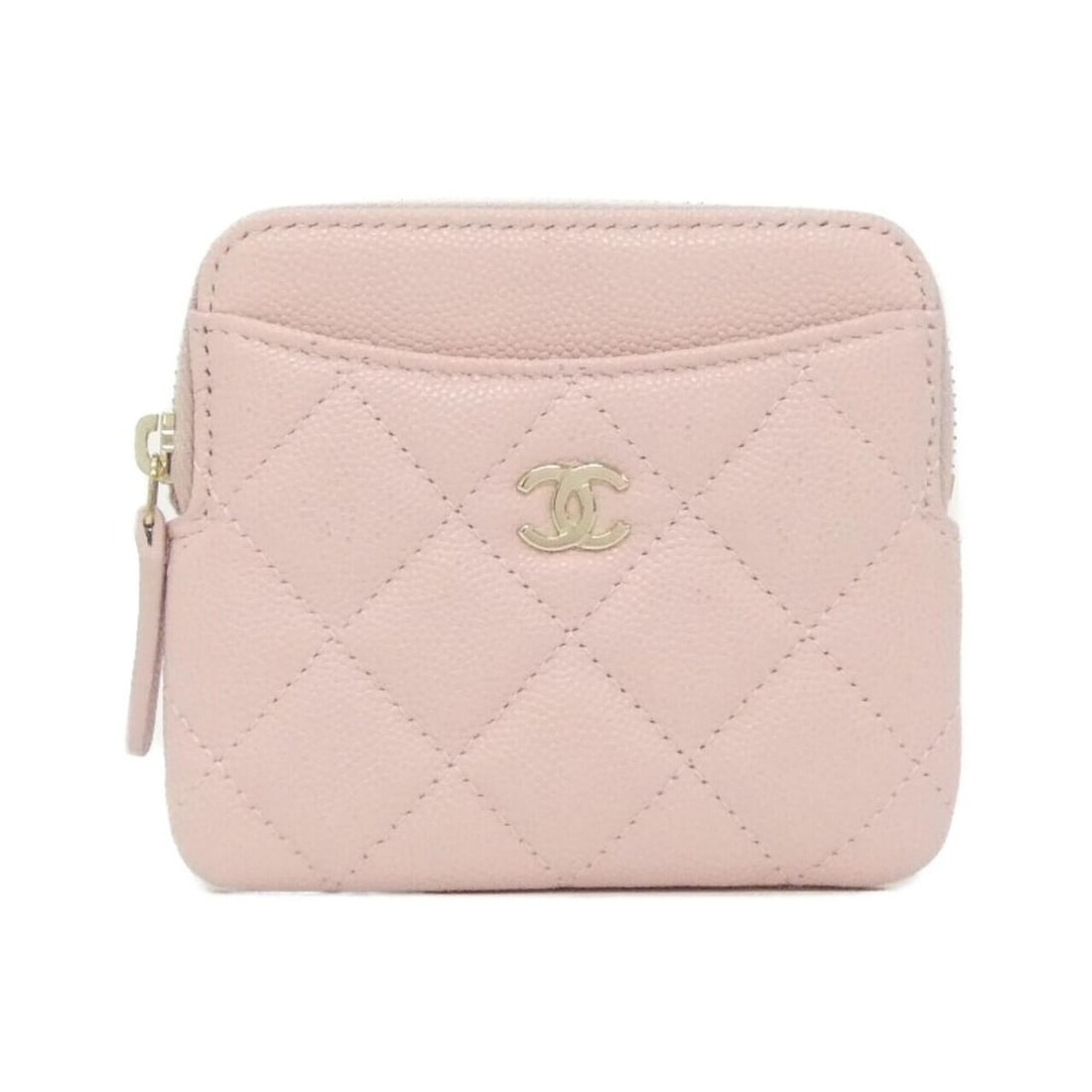 Chanel Timeless Classic Line AP2061 Wallet/Coin Case: --- Catalog ---Category: SizeSize (HxWxD): 9.5cm x 11cm x 1.5cm / 3.74'' x 4.33'' x 0.59''Category: DesignType: Coin purse/coin caseColor: Light pinkGender: Women,MenMaterial: Grained Calfskin Categor