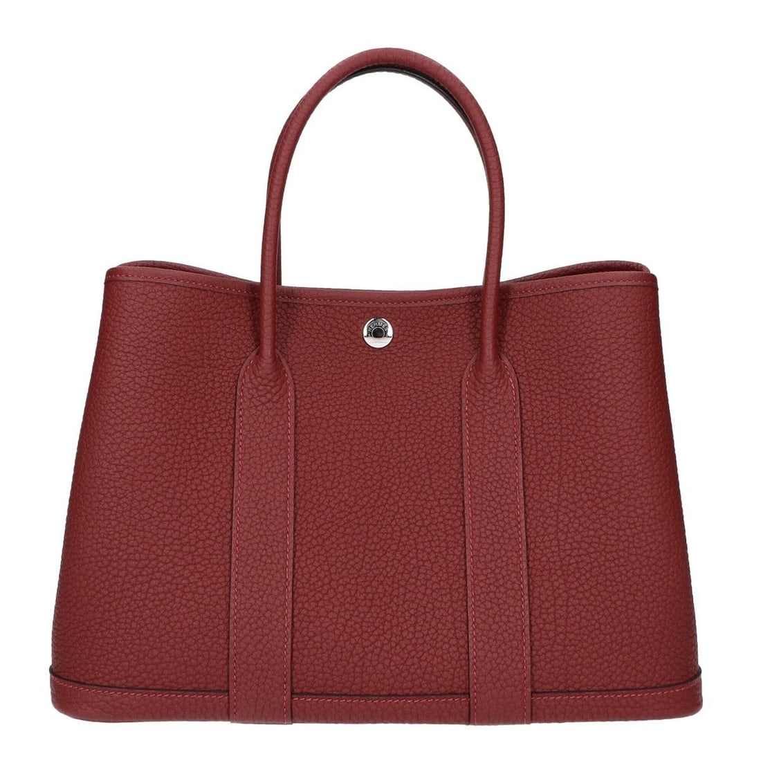 HERMES Hermes K stamp Rouge H Negonda Silver hardware Garden Party TPM Tote Bag - Women's: --- Catalog ---Category: SizeSize (HxWxD): 21cm x 30cm x 14cm / 8.26'' x 11.81'' x 5.51''Category: DesignType: Tote bagColor: Rouge HGender: WomenMaterial: Negonda leather Category: GeneralBrand: Herm
