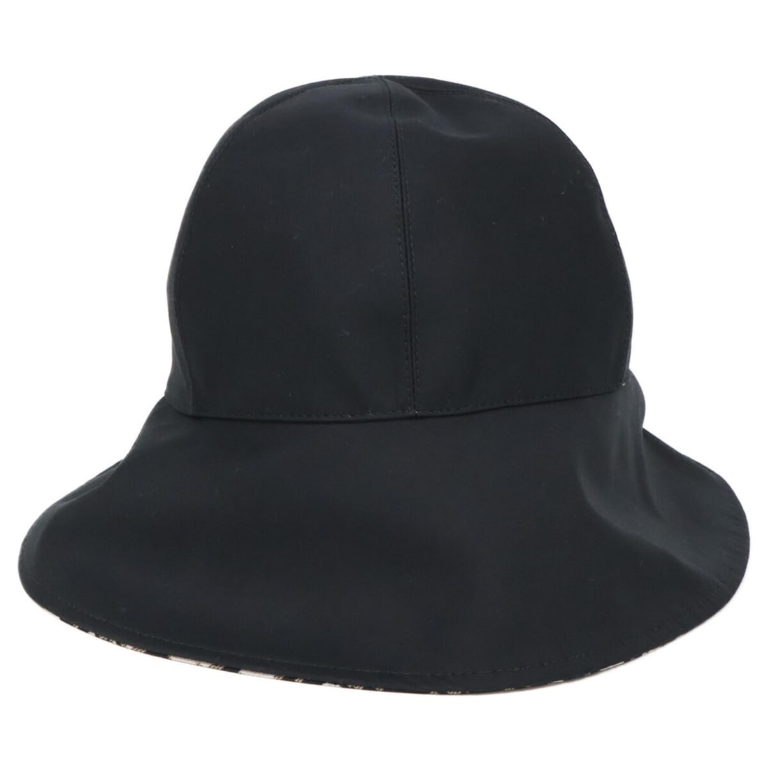 Christian Dior 45DTO984A130 Oblique Reversible Bucket Hat, Size 58, Black, Women's (1 of 11)