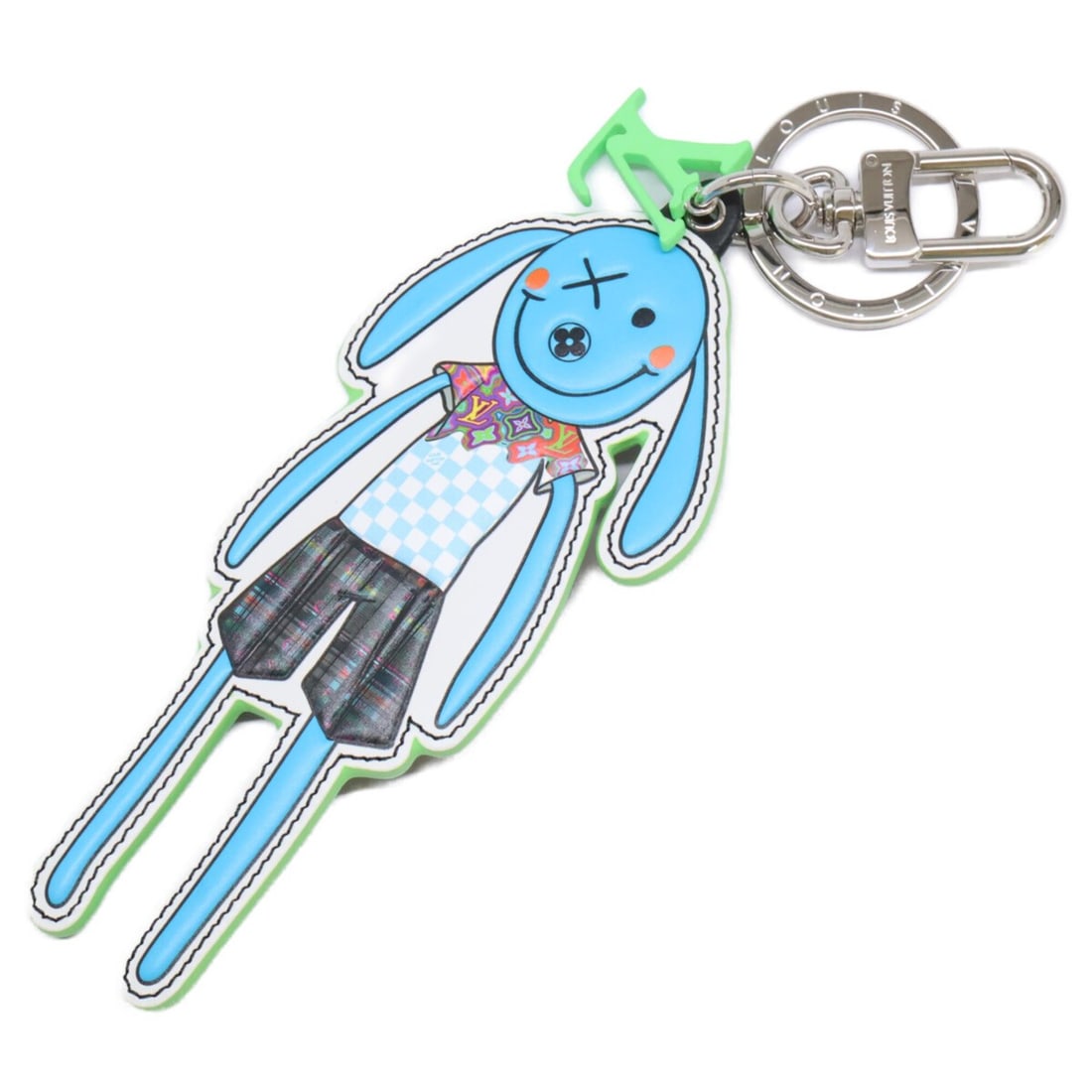 LOUIS VUITTON MP2917 Porte Clés LV Rabbit Keyring, Blue, Women's: --- Catalog ---Category: DesignType: KeyringColor: BlueGender: WomenMaterial: MonogramCategory: GeneralBrand: Louis Vuitton--- Item List ---Section: ConditionRanking: Rank A Used - A few traces of usa
