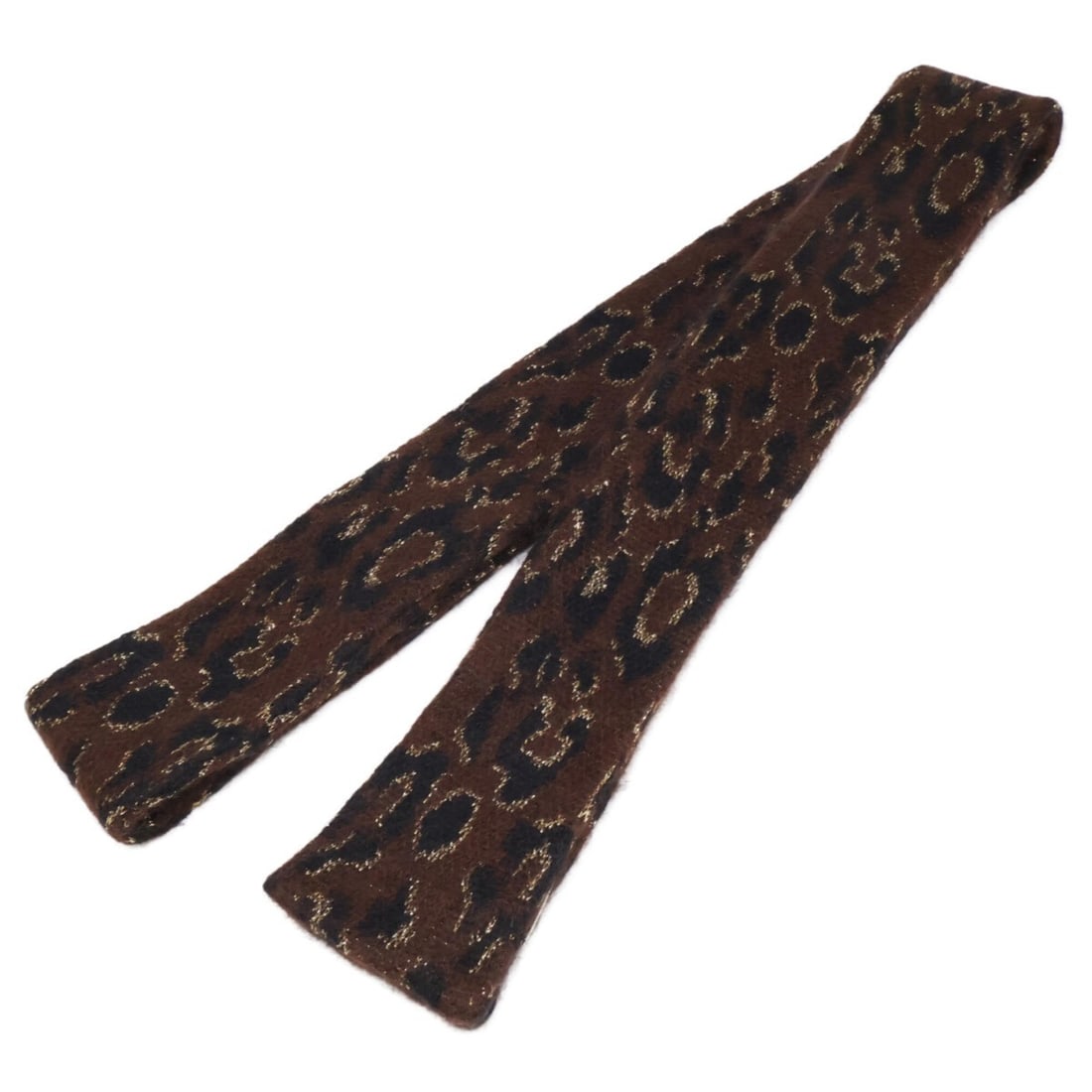 Yves Saint Laurent SAINT LAURENT PARIS 13AW 331071 Y1CT1 Leopard Print Mohair Wool Scarf Brown: --- Catalog ---Category: SizeSize (LxW): 2.8m x 11cm / 110.23'' x 4.33''Category: DesignType: StoleColor: BrownGender: WomenMaterial: Mohair Category: GeneralBrand: Saint Laurent--- Item List ---Secti