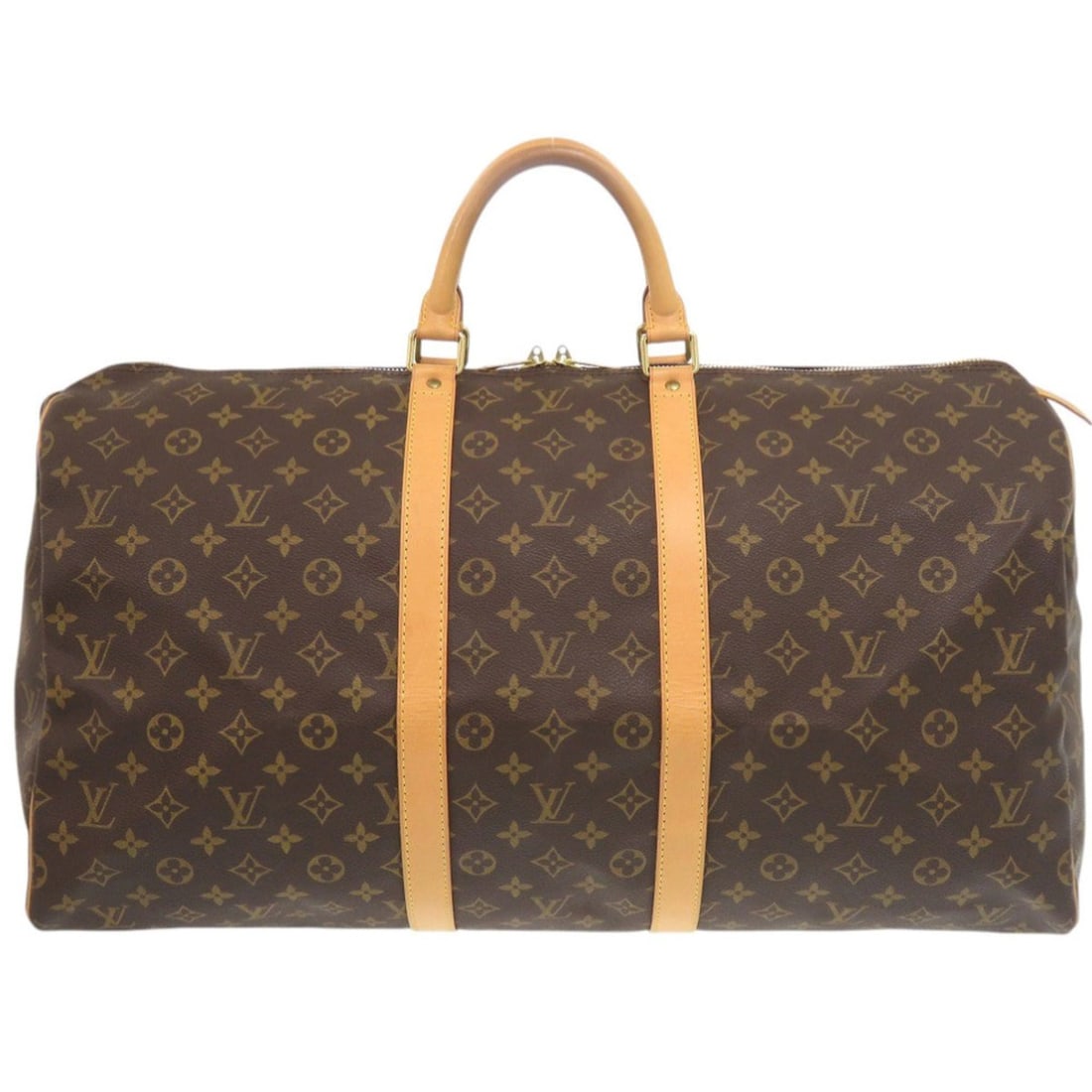Louis Vuitton Keepall 55 Monogram M41424 Boston Bag LV 0954 LOUIS VUITTON: --- Catalog ---Category: SizeSize (HxWxD): 31cm x 55cm x 26cm / 12.2'' x 21.65'' x 10.23''Category: DesignType: Boston bagColor: BrownGender: MenMaterial: Monogram Category: GeneralMPN: M41424Brand: L