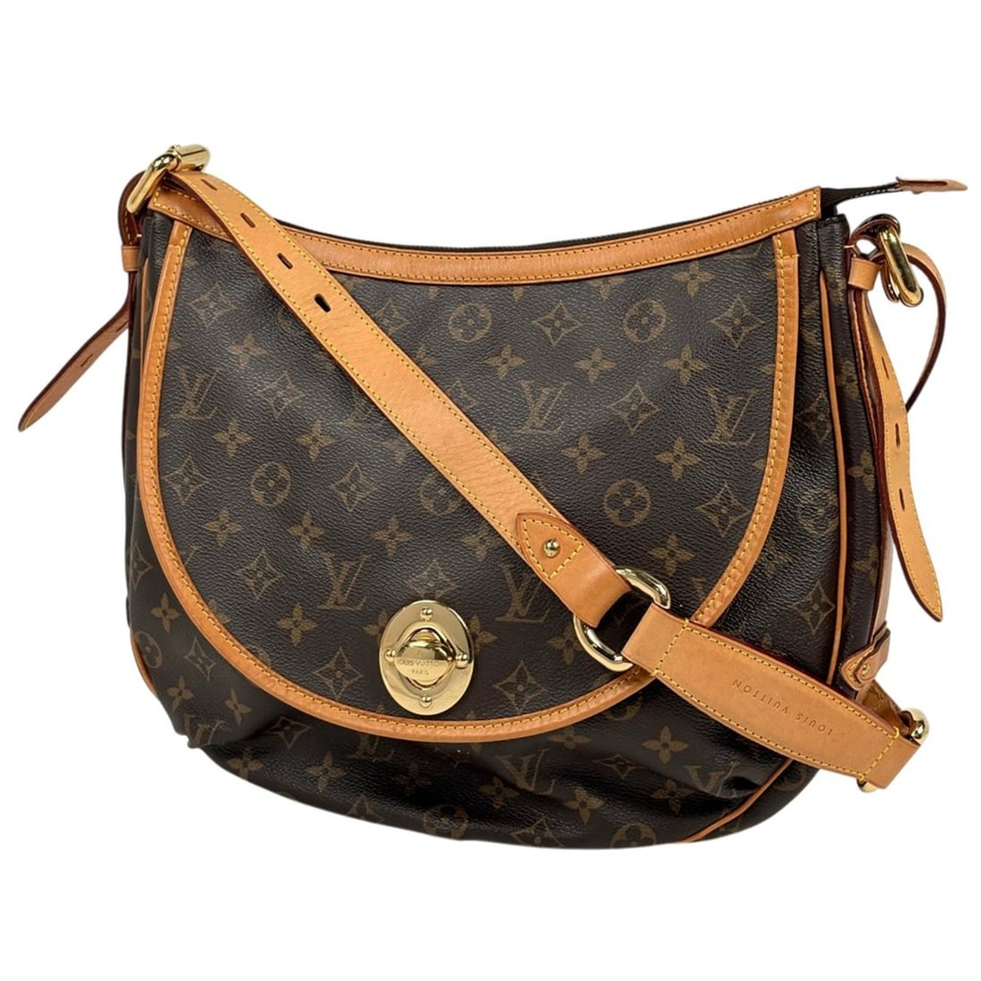 Louis Vuitton Tulum GM One-Shoulder Shoulder Bag, Monogram Brown, M40075, Women's: --- Catalog ---Category: SizeSize (HxWxD): 28cm x 34cm x 14cm / 11.02'' x 13.38'' x 5.51''Category: DesignType: Shoulder bagColor: BrownGender: WomenMaterial: Monogram Category: GeneralLine: MonogramB