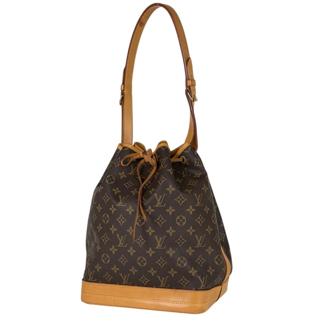 Louis Vuitton Noe One-Shoulder Drawstring Shoulder Bag, Monogram Brown, M42224, Women's: --- Catalog ---Category: SizeSize (HxWxD): 35cm x 26cm x 19cm / 13.77'' x 10.23'' x 7.48''Category: DesignType: Shoulder bagColor: BrownGender: WomenMaterial: Monogram Category: GeneralBrand: Louis Vu
