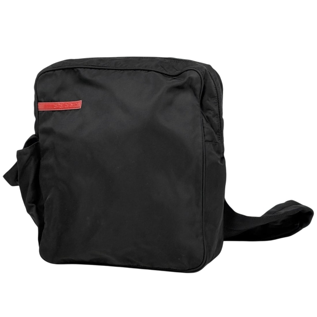 Prada PRADA Sport Line Body Bag Logo Shoulder Nylon Nero (Black) Men's: --- Catalog ---Category: SizeSize (HxWxD): 27cm x 24cm x 9cm / 10.62'' x 9.44'' x 3.54''Category: DesignType: Shoulder bag, Sling bagColor: BlackGender: MenMaterial: Nylon Category: GeneralBrand: Prad