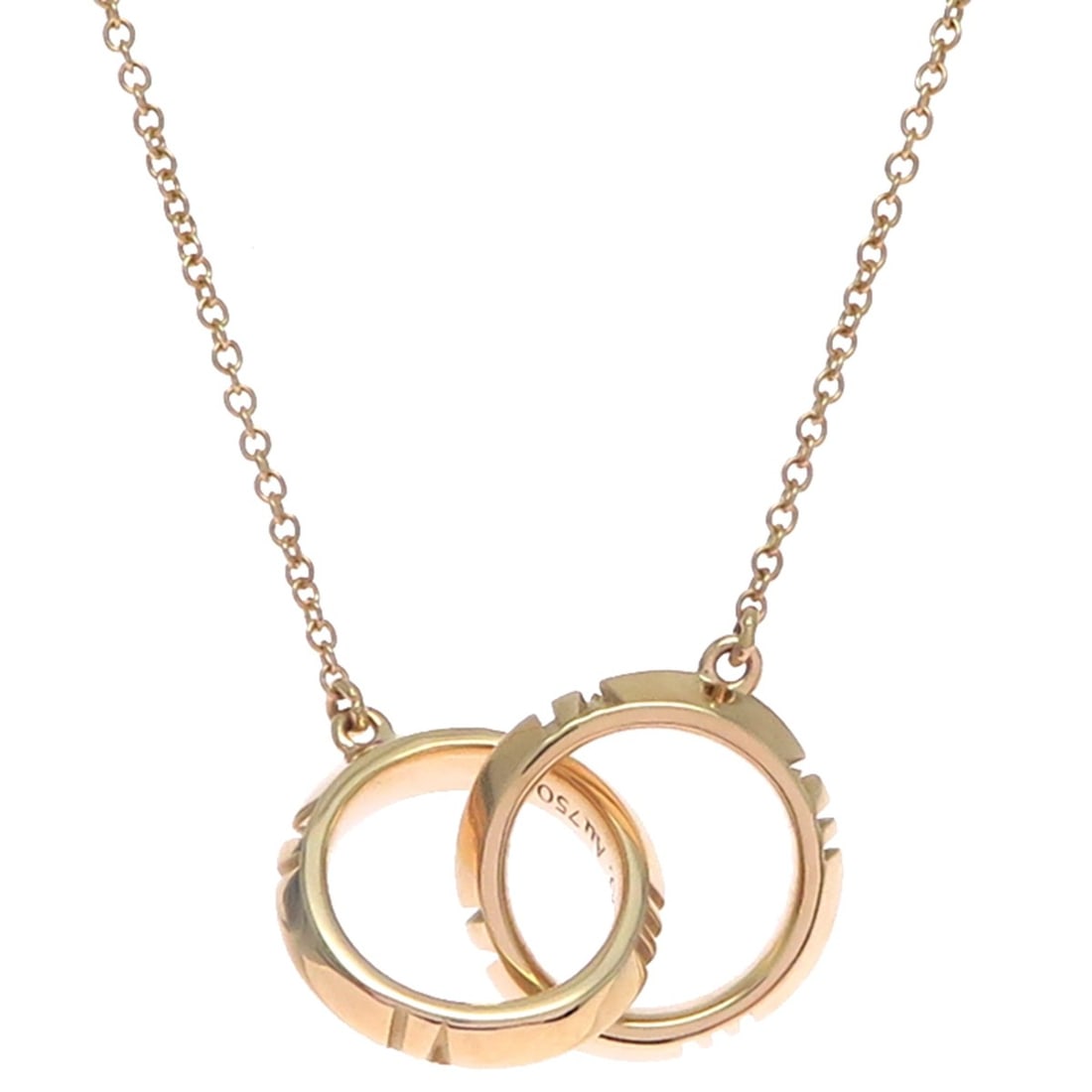 Tiffany & Co. Atlas X 750YG Women's Necklace, 750 Yellow Gold: --- Catalog ---Category: SizePendant Size: 13mm x 12mm / 0.51'' x 0.47''Neck Circumference: 45.7 cm / 17.99''Category: DesignGender: WomenMaterial: Yellow gold (18K)Necklace Type: NecklaceCategory: Ge