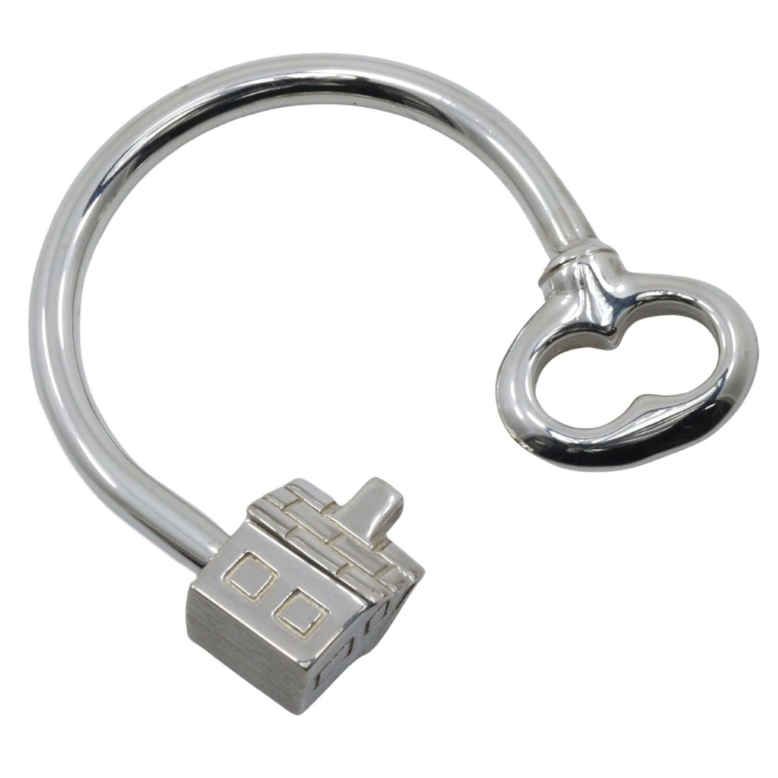 Tiffany & Co. Keyring/Keychain, My Sweet Home House Motif, Sterling Silver 925, Unisex: --- Catalog ---Category: SizeSize (HxWxD): 3.5cm x 3.5cm x 7.00mm / 1.37'' x 1.37'' x 0.27''Category: DesignType: KeyringGender: Women,MenMaterial: Silver 925Category: GeneralBrand: Tiffany--- Item Li