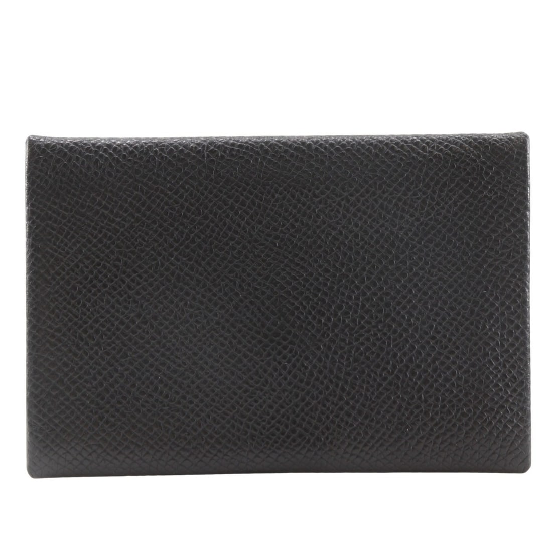 Hermes Calvi Card Case, Veau Epsom Leather, 2007 Model, Black, ?K Snap Button, Unisex: --- Catalog ---Category: DesignType: Card caseColor: BlackGender: Women,MenMaterial: Epsom leather Category: GeneralBrand: HermesCategory: Physical PropertiesSize (HxWxD): 7cm x 10.5cm x 8mm / 2.75'' 
