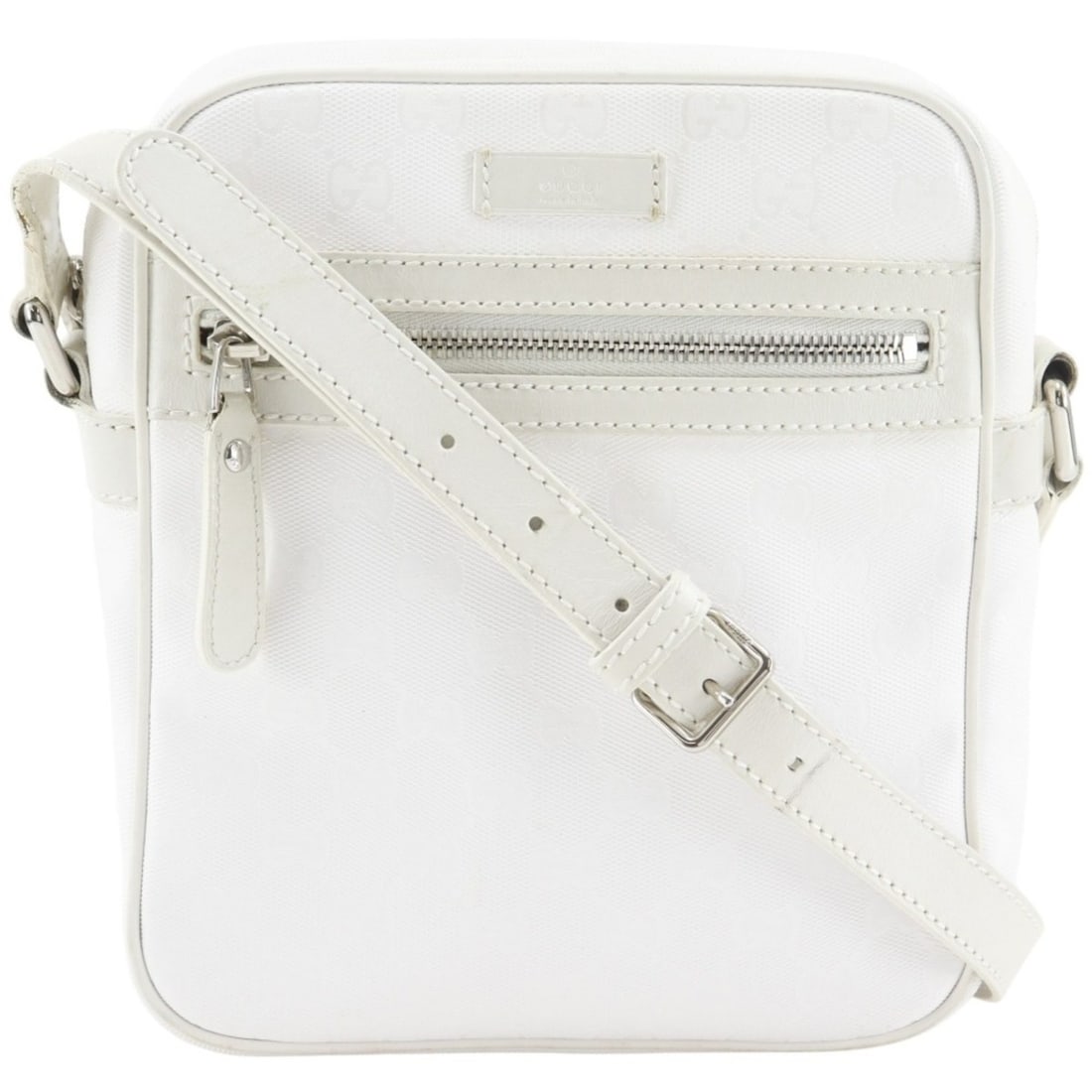 Gucci GG Imprime Shoulder Bag 233268 PVC White implementation Unisex: --- Catalog ---Category: SizeSize (HxWxD): 22cm x 19cm x 7cm / 8.66'' x 7.48'' x 2.75''Category: DesignType: Shoulder bagColor: WhiteGender: Women,MenMaterial: GG Imprimé , PVC Category: GeneralMPN: 