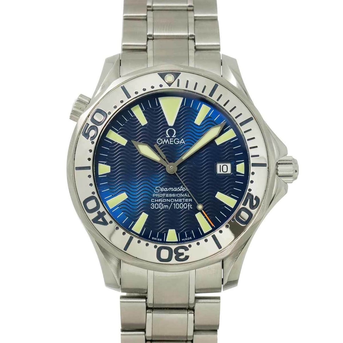 Omega Seamaster Professional 300 2255 80 Men's Watch, Date, Blue, Automatic Movement: --- Catalog ---Category: SizeWrist Size: 18.5cm / 7.28''Case Diameter: 41mm / 1.61''Category: DesignType: WristwatchGender: MenColor (Dial): BlueMaterial (Band): Stainless steelMaterial (Case): Stainl