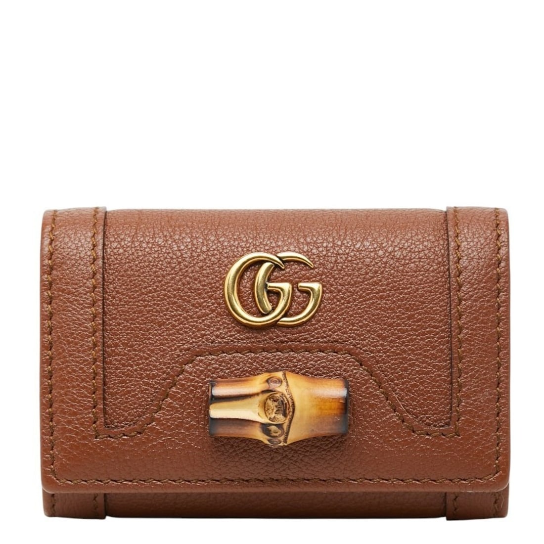 Gucci Bamboo Line 6-Key Case GG 658636 Leather Men's Women's GUCCI: --- Catalog ---Category: DesignType: KeycaseColor: BrownGender: Men,WomenMaterial: Leather Category: GeneralBrand: GucciCategory: Physical PropertiesSize (HxWxD): 6.3cm x 9.5cm x 3cm / 2.48'' x