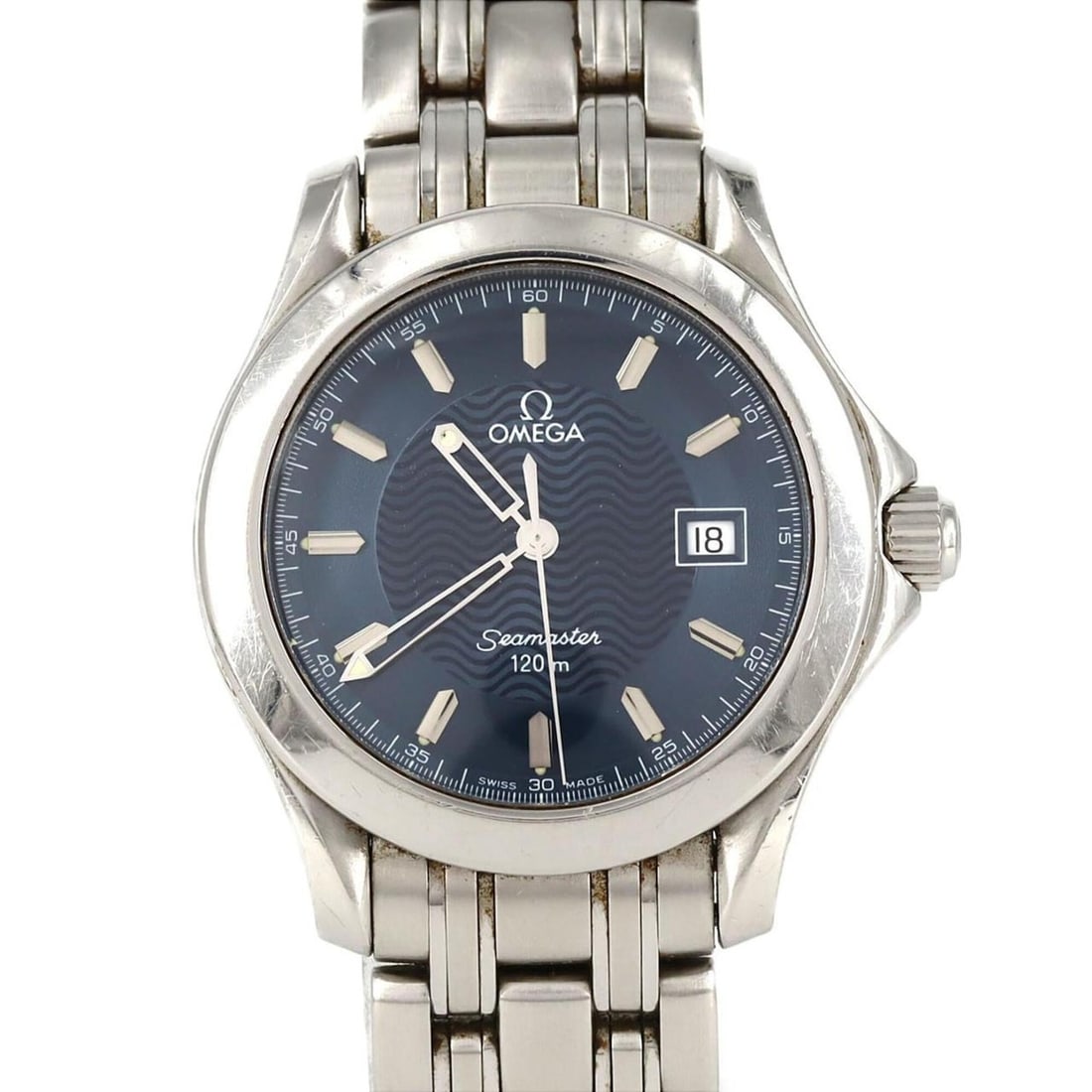 Omega Seamaster 120 2511.81 Stainless Steel Quartz Watch: --- Catalog ---Category: SizeWrist Size: 18cm / 7.08''Case Diameter: 36mm / 1.42''Category: DesignType: WristwatchGender: MenColor (Dial): BlueMaterial (Band): Stainless steelMaterial (Case): Stainles