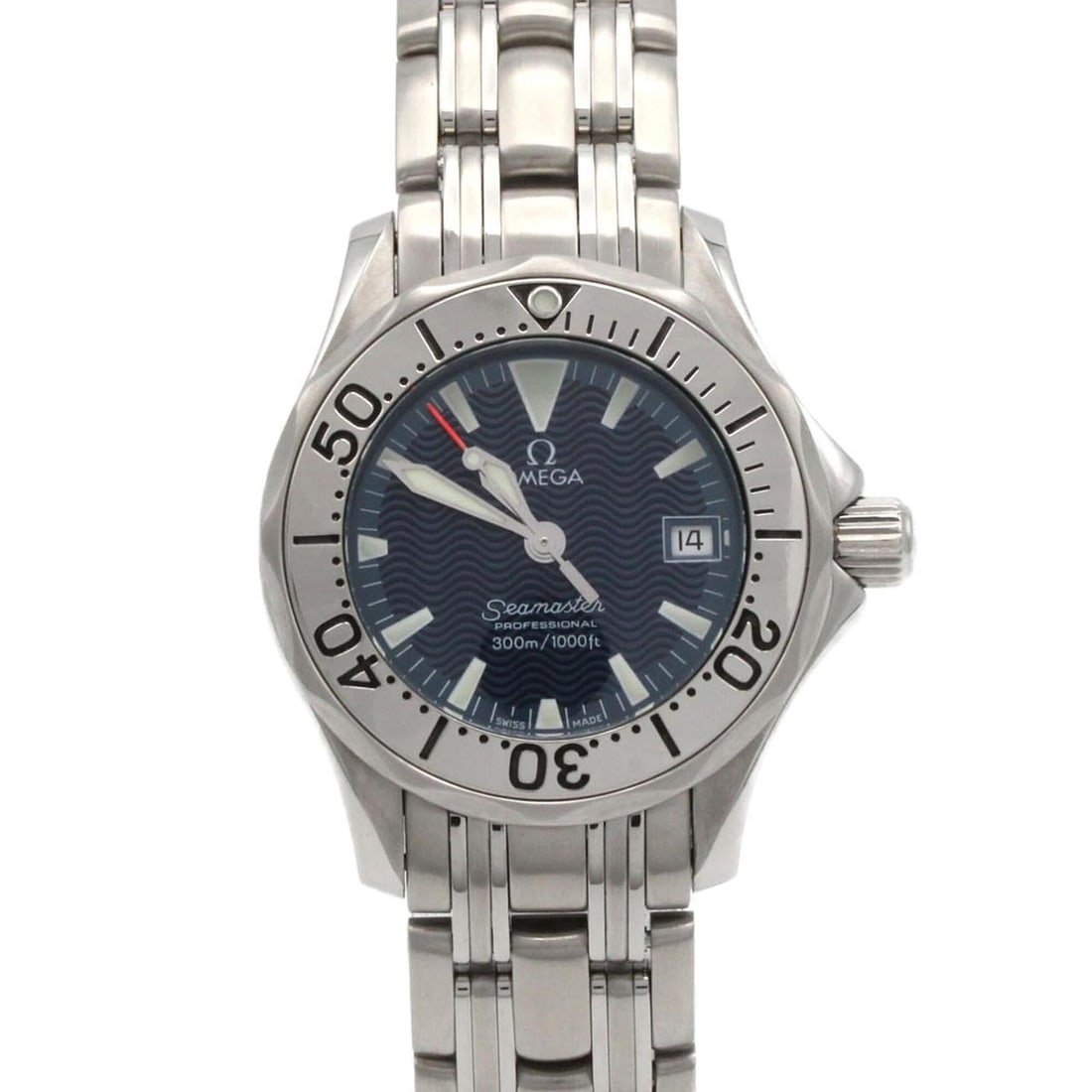 Omega Seamaster Professional Mayol '99 2584.80 Stainless Steel Quartz Watch: --- Catalog ---Category: SizeWrist Size: 15.5cm / 6.1''Case Diameter: 28mm / 1.1''Category: DesignType: WristwatchGender: WomenColor (Dial): BlueMaterial (Band): Stainless steelMaterial (Case): Stainl