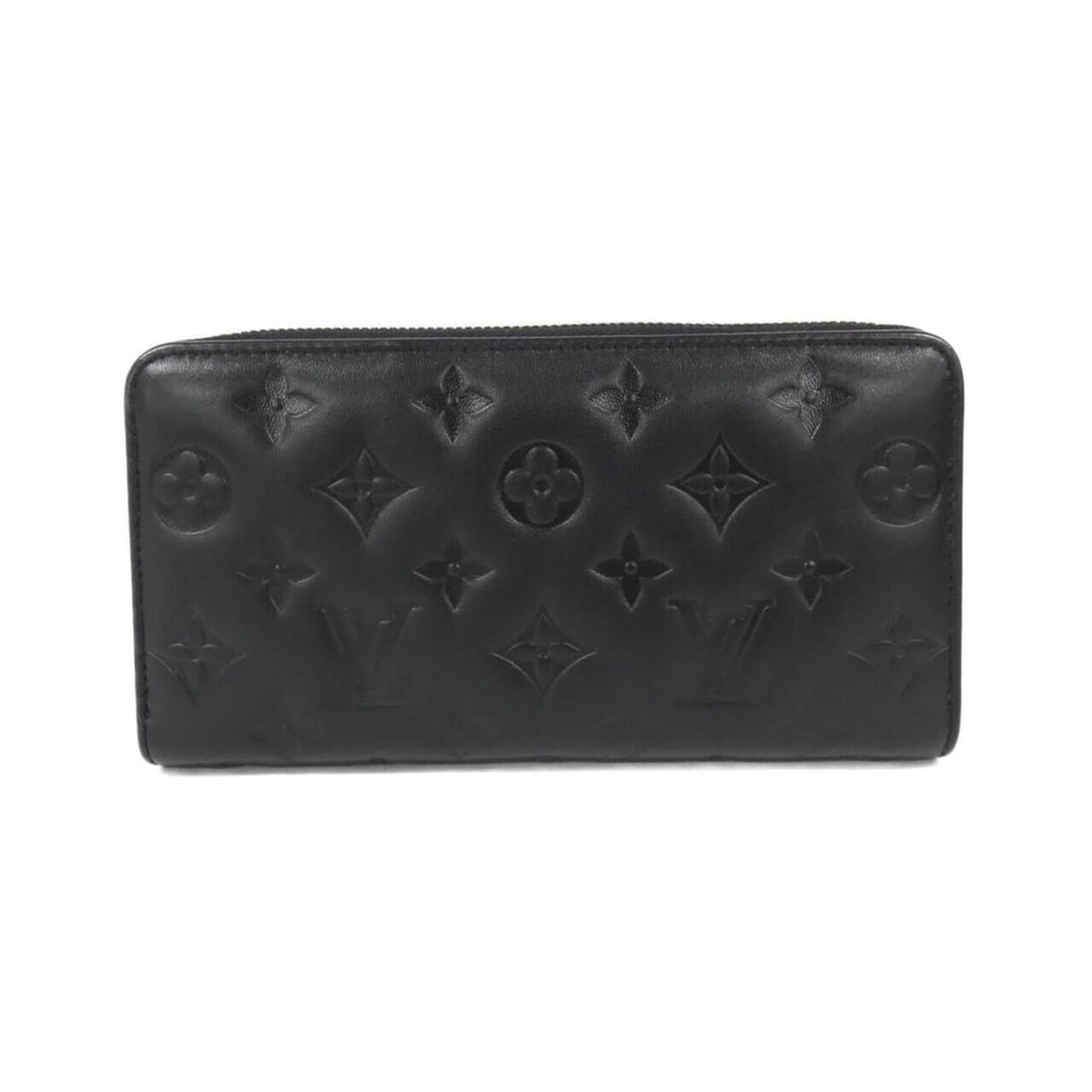 Louis Vuitton Coussin Zippy Wallet M81510: --- Catalog ---Category: SizeSize (HxWxD): 11cm x 20cm x 3cm / 4.33'' x 7.87'' x 1.18''Category: DesignType: Long wallet (bi-fold)Color: BlackMaterial: Leather Leather/Fur Type: LambskinCategory: Gene