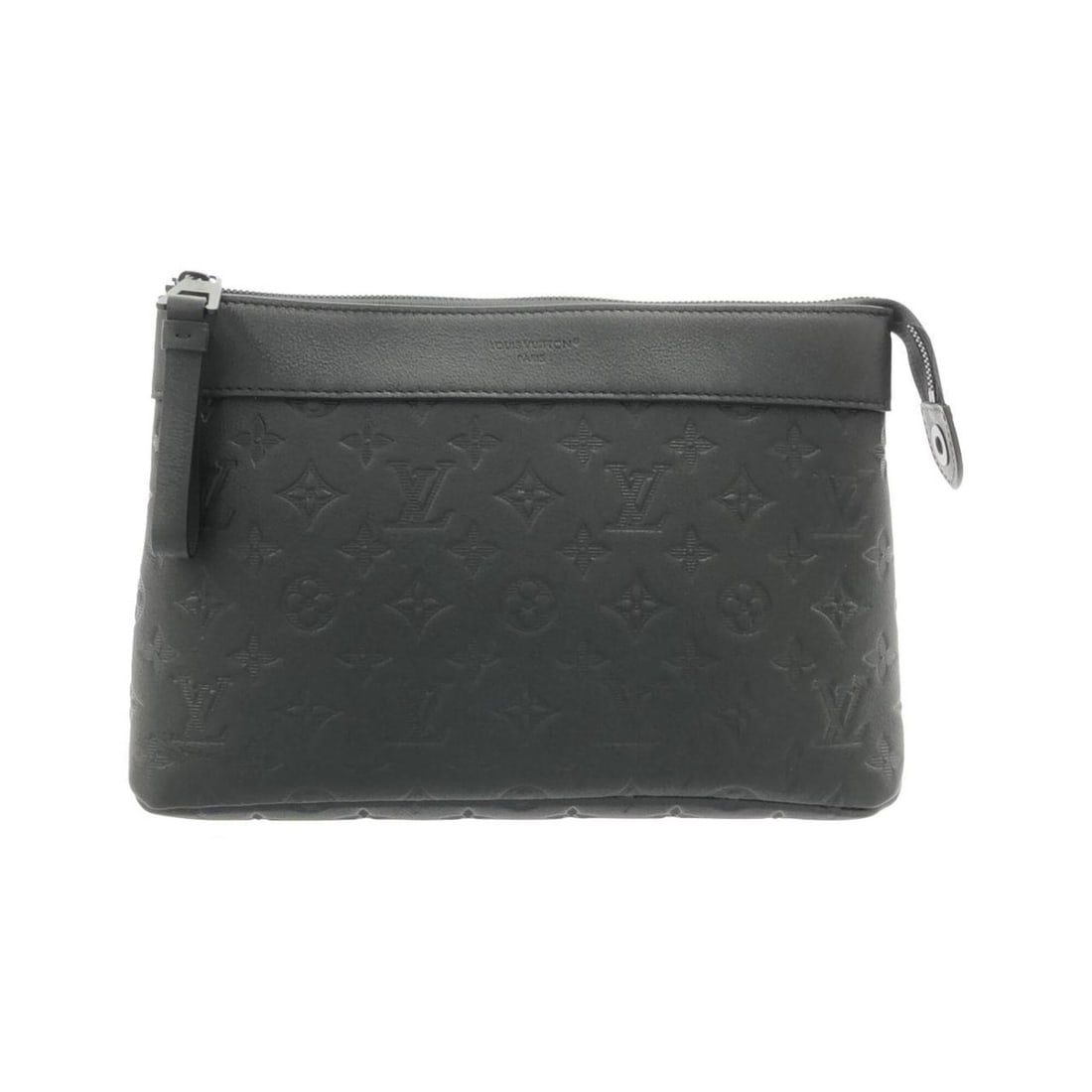 Louis Vuitton Monogram Shadow Pochette Voyage Souple M82545 Handbag: --- Catalog ---Category: SizeWeight: 390g / 13.75oz.Size (HxWxD): 19.5cm x 28.5cm x 7cm / 7.67'' x 11.22'' x 2.75''Handle Length: 26.5cm / 10.43''Category: DesignType: Handbag, PochetteColor: BlackGen