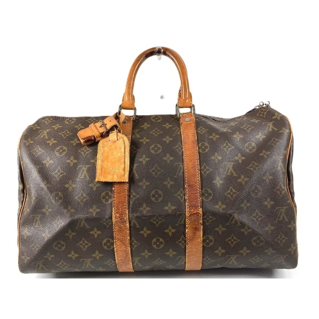 LOUIS VUITTON M41428 Monogram Keepall 45 Bag, Travel Handbag, Boston Canvas, Men's, Women's, Brown: --- Catalog ---Category: SizeSize (HxWxD): 25cm x 46cm x 20.5cm / 9.84'' x 18.11'' x 8.07''Category: DesignType: Boston bag, HandbagColor: BrownGender: Men,Women,UnisexMaterial: Monogram Category: Gen