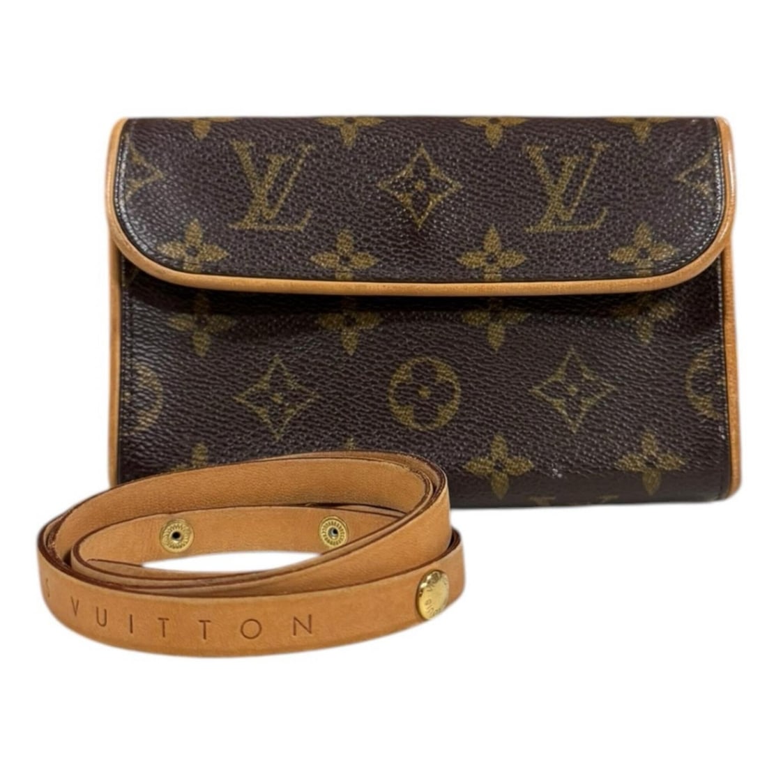 Louis Vuitton Pochette Florentine Monogram Waist Bag, Canvas M51855 Brown, Women's LOUIS VUITTON: --- Catalog ---Category: SizeWeight: 120g / 4.23oz.Size (HxWxD): 10cm x 16cm x 4cm / 3.93'' x 6.29'' x 1.57''Category: DesignType: Fanny packColor: Brown, Monogram, OrGender: WomenHandmade: YesMateria