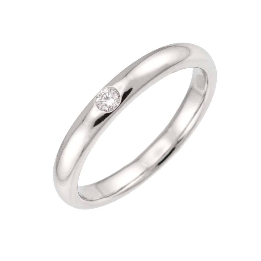 Harry Winston Round 1 Diamond Ring, Platinum (Pt): --- Catalog ---Category: SizeJP Size: 12US Size: 6.5Category: DesignType: Band ringGender: WomenMaterial: Platinum 950Category: GeneralBrand: Harry Winston--- Item List ---Section: ConditionRanking: