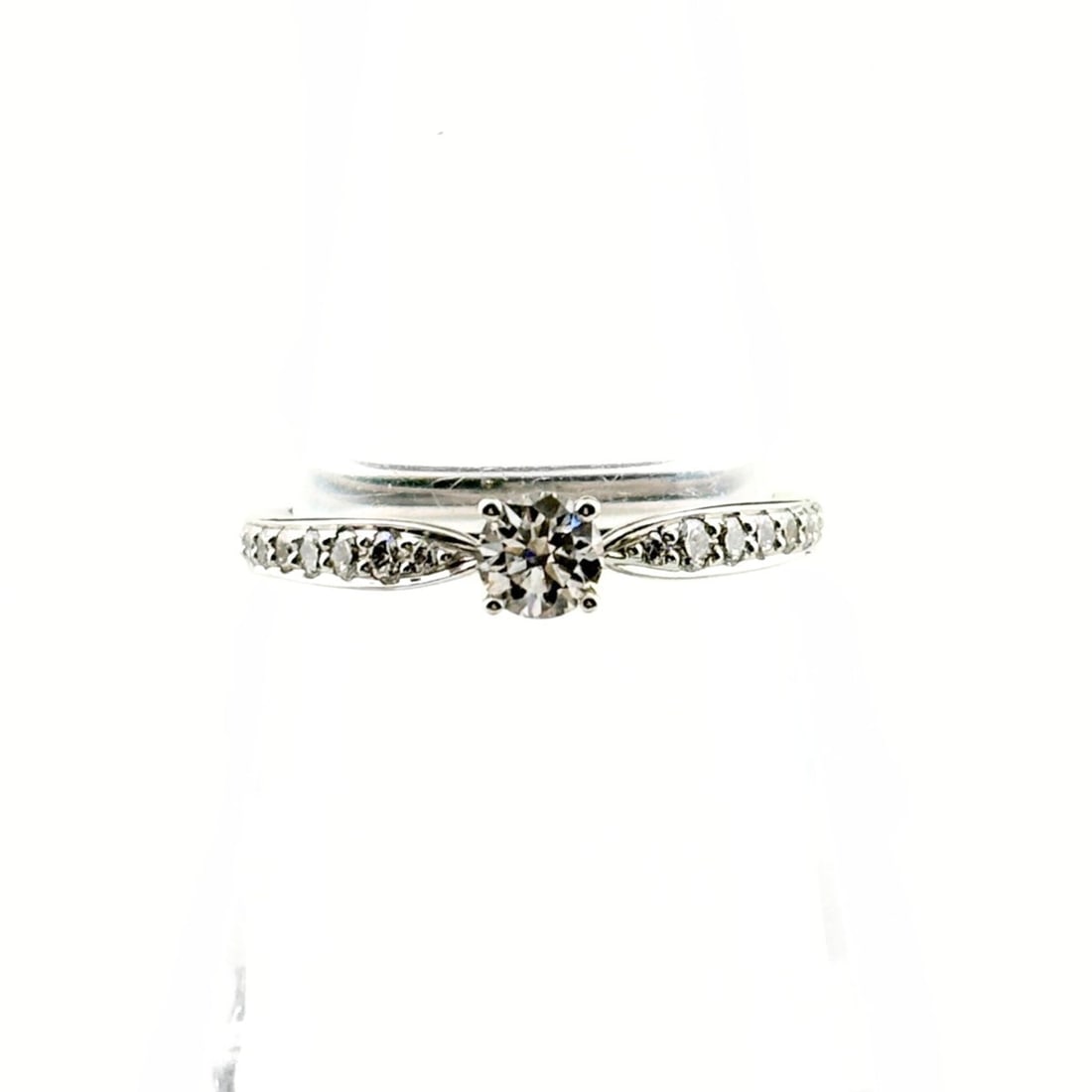 Tiffany & Co. Harmony Half Circle Eternity Ring, Platinum, Diamond 1 Pt950, Diamond, Women's Ring: --- Catalog ---Category: SizeWeight: 2.8g / 0.09oz.JP Size: 11US Size: 6Category: DesignType: Band ringStone: DiamondGender: WomenMaterial: Platinum 950Weight (ct.): 0.24Category: GeneralBrand: Tiffan