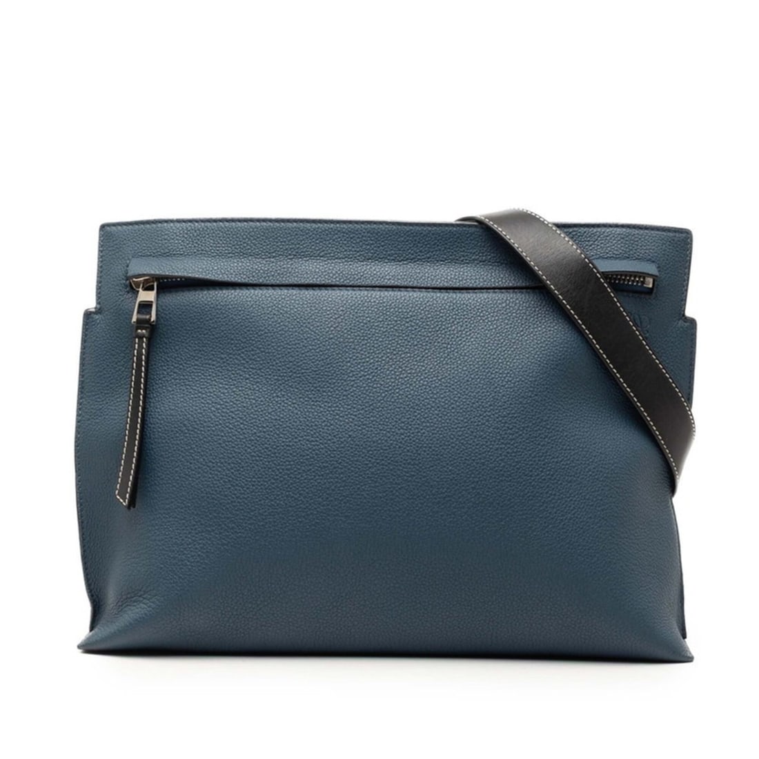 Loewe Anagram T Messenger Bag, Crossbody, Bicolor Shoulder Navy Leather, Men's LOEWE (1 of 9)