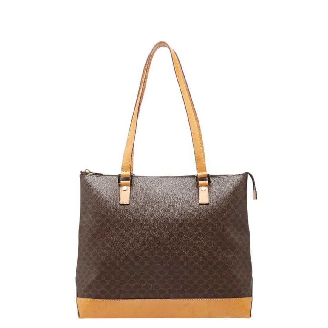 Celine Macadam Tote Bag, Brown Leather, Women's CELINE (1 of 20)