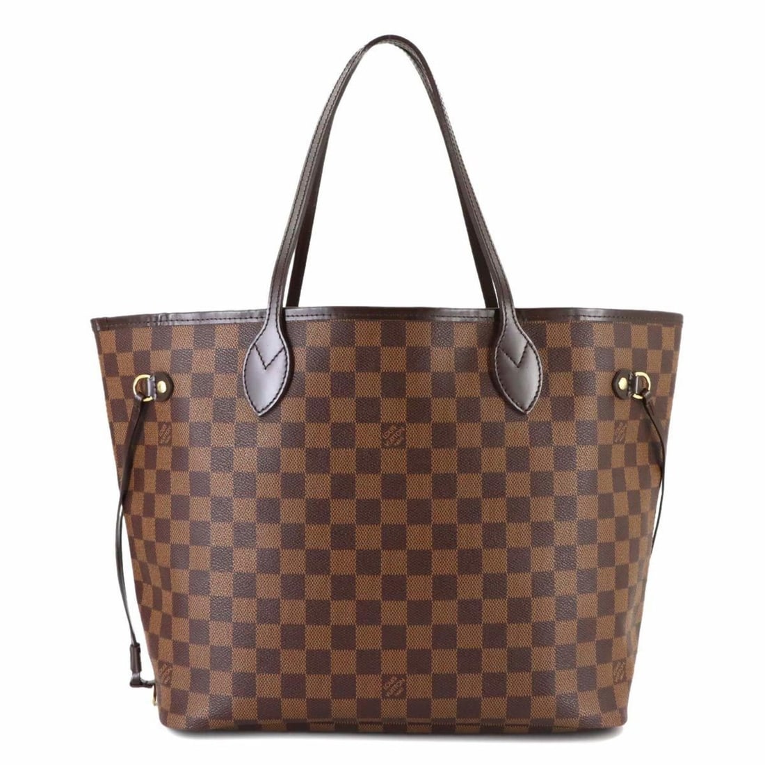 Louis Vuitton Damier Neverfull MM Tote Handbag, Ebene Cerise N51105 Brown: --- Catalog ---Category: SizeSize (HxWxD): 28cm x 32cm x 15.5cm / 11.02'' x 12.59'' x 6.1''Category: DesignType: Tote bagColor: Cerise, EbeneGender: WomenMaterial: Damier Canvas Category: GeneralBrand