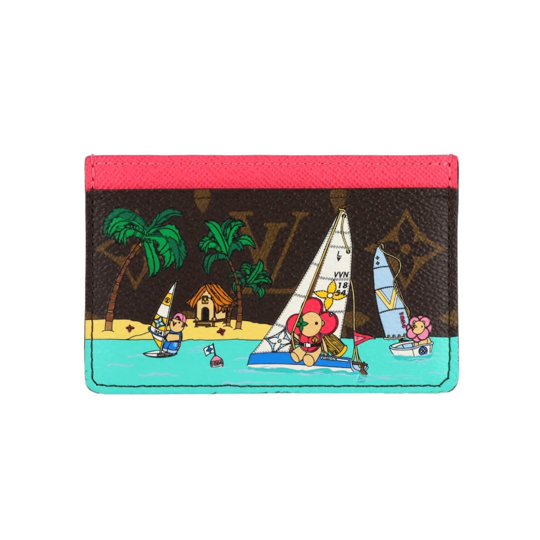 Louis Vuitton Vivienne Monogram Porte Cartes Simple Business Card Holder/Card Case, Dragon Fruit: --- Catalog ---Category: DesignType: Business card caseColor: MonogramGender: Women,MenMaterial: Monogram , Leather Category: GeneralMPN: M82853Brand: Louis VuittonCountry of Origin: SpainCategory: Ph