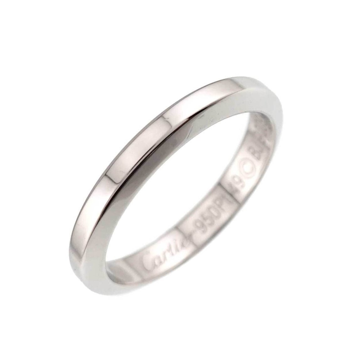 Cartier Declaration Ring #49, Platinum.: --- Catalog ---Category: SizeJP Size: 9US Size: 5Category: DesignColor: SilverGender: WomenMaterial: Platinum 950Category: GeneralBrand: Cartier--- Item List ---Section: ConditionRanking: Rank A Used 