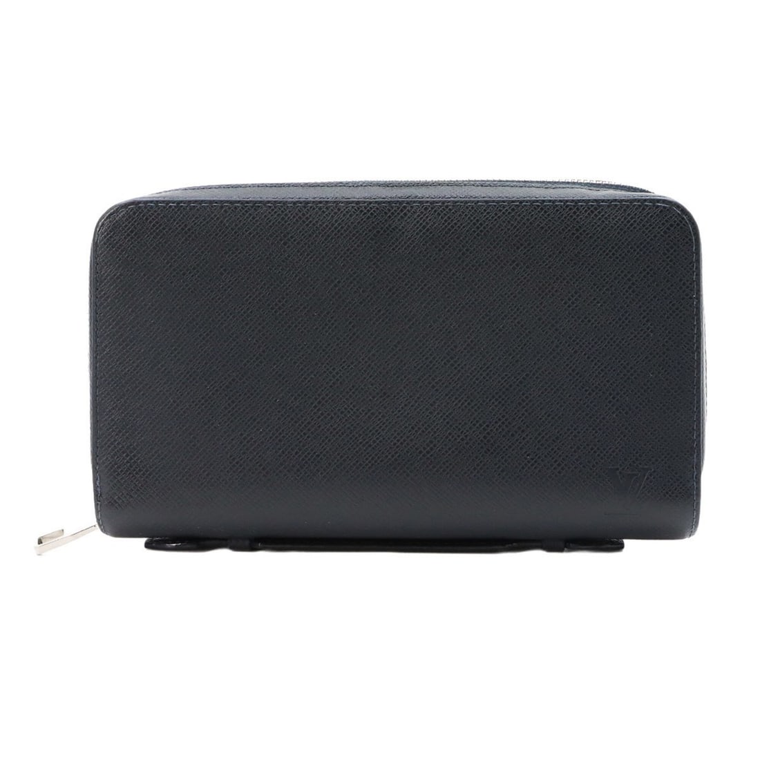 Louis Vuitton Taiga Zippy XL Round Long Wallet, Leather, Blue Marine, M44276: --- Catalog ---Category: SizeSize (HxWxD): 12.5cm x 22cm x 4cm / 4.92'' x 8.66'' x 1.57''Category: DesignType: Coin purse/coin caseColor: Navy BlueGender: MenMaterial: Taiga leather , Leather Category