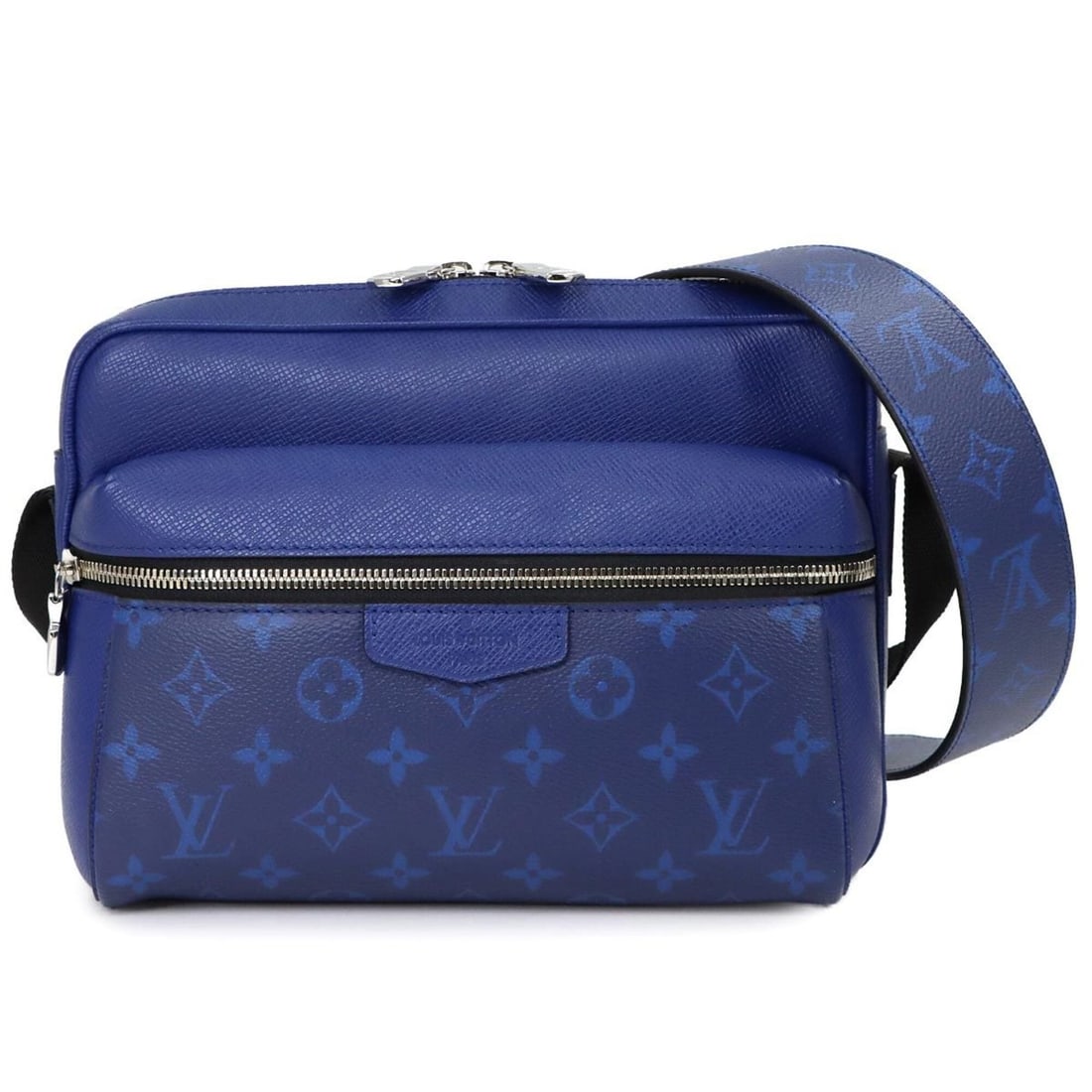 Louis Vuitton Taigarama Outdoor PM Shoulder Handbag Cobalt M30242 RFID Messenger (1 of 10)