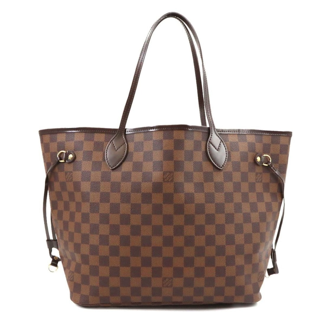 Louis Vuitton Damier Neverfull MM Tote Handbag, Ebene Cerise N51105 Brown: --- Catalog ---Category: SizeSize (HxWxD): 28cm x 31.5cm x 15.5cm / 11.02'' x 12.4'' x 6.1''Category: DesignType: Handbag, Tote bagColor: Brown, Cerise, Damier Canvas, EbeneGender: WomenMaterial: Dami
