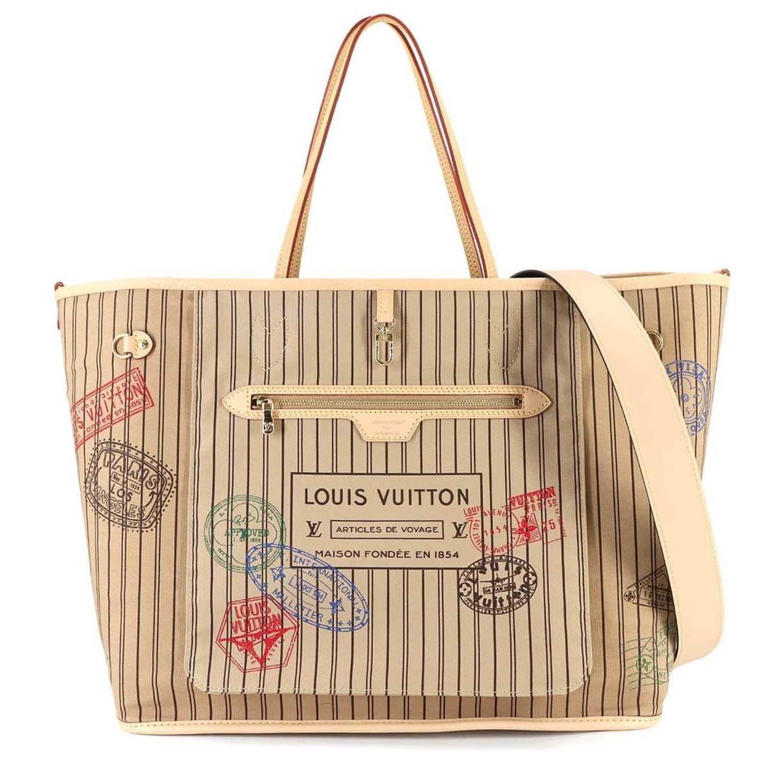 Louis Vuitton Monogram Neverfull Inside Out GM 2-way Tote Shoulder Handbag Brown Stamp Beige M11948: --- Catalog ---Category: SizeSize (HxWxD): 31cm x 55cm x 20cm / 12.2'' x 21.65'' x 7.87''Category: DesignType: Handbag, Tote bagColor: Beige, Brown, MonogramGender: WomenMaterial: Monogram , Canvas Ca