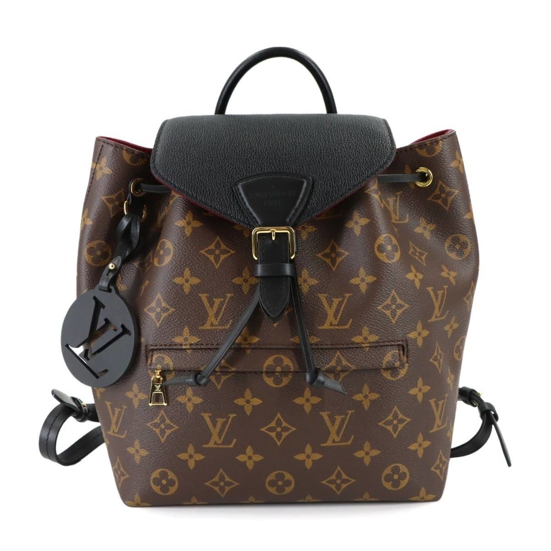 Louis Vuitton LOUIS VUITTON Monogram Montsouris NM PM Backpack Rucksack Noir M45515 RFID: --- Catalog ---Category: SizeSize (HxWxD): 28cm x 22cm x 15.5cm / 11.02'' x 8.66'' x 6.1''Category: DesignType: BackpackColor: Monogram, NoirGender: Women,MenMaterial: Monogram , Canvas , Leather Cate