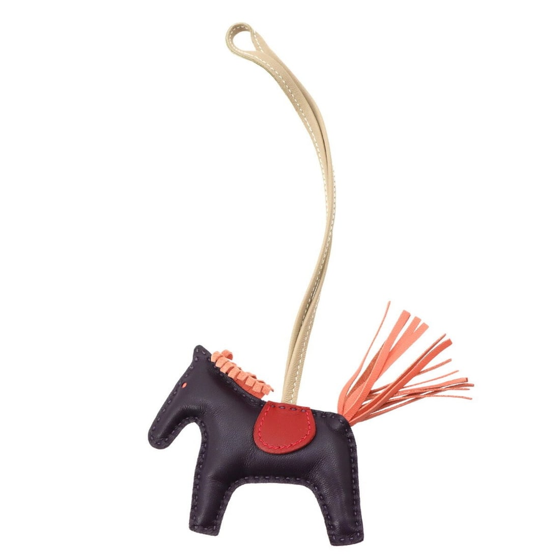 Hermes Rodeo PM Accessory Bag Charm Agneau Milo Raisin Flamingo Rouge Vif Argile A Stamp: --- Catalog ---Category: SizeChain Length: 180.00mm / 7.09''Size (HxWxD): 75.00mm x 125.00mm / 2.95'' x 4.92''Category: DesignType: Handbag charmColor: Argile, Raisin, Rouge vifGender: Women,MenMateri
