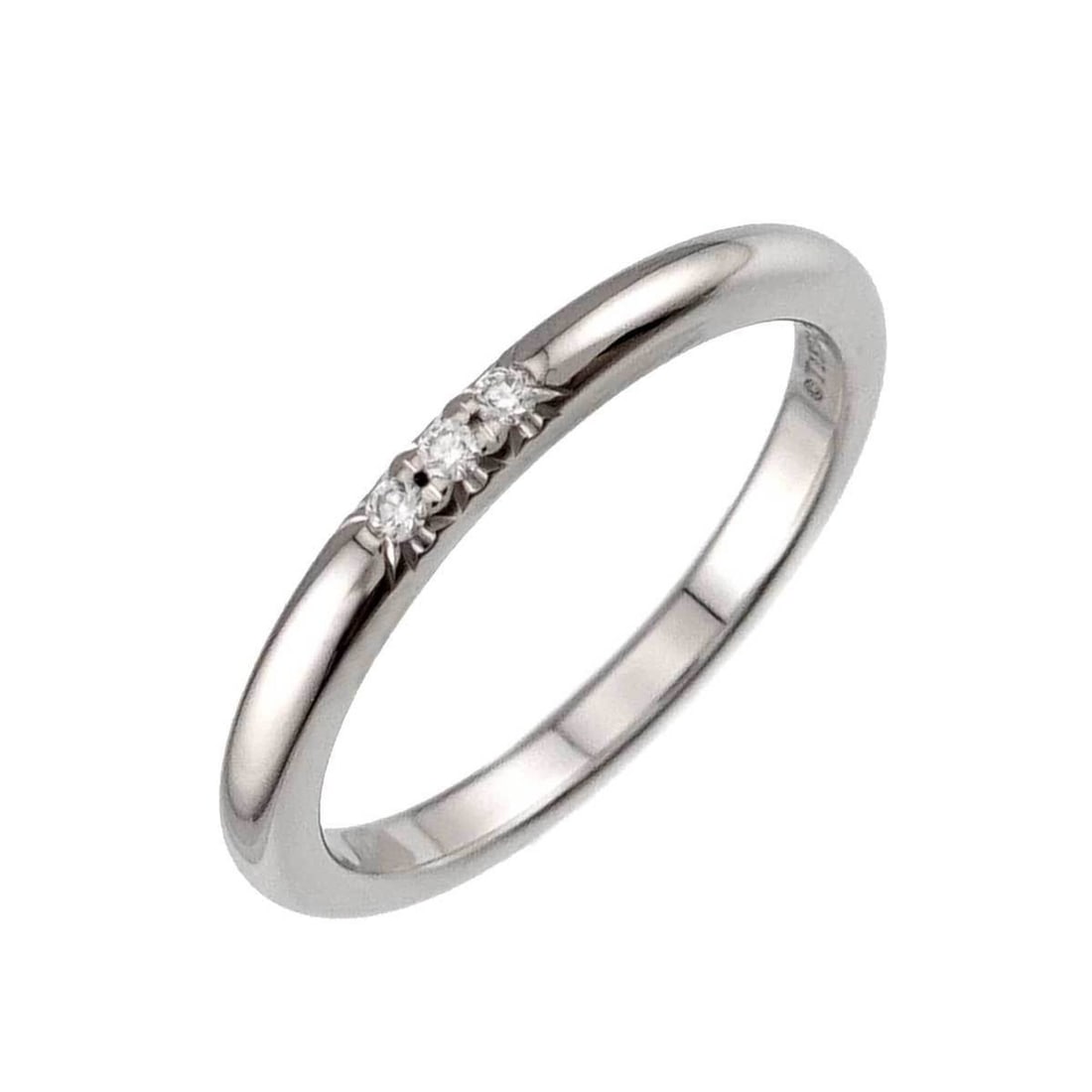 Tiffany & Co. Forever Ring, Diamond, 2mm Wide, Platinum.: --- Catalog ---Category: SizeJP Size: 8US Size: 4.5Category: DesignType: Band ringColor: PlatinumStone: DiamondGender: WomenMaterial: Platinum 950Category: GeneralBrand: Tiffany--- Item List ---Sectio