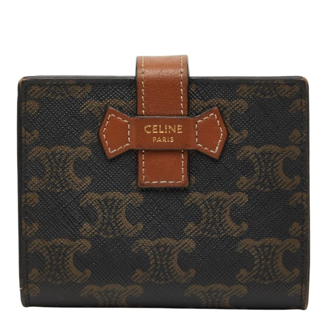 Celine Macadam Bi-fold Wallet, Brown, Women's: --- Catalog ---Category: SizeSize (HxWxD): 8cm x 10.5cm x 2.5cm / 3.14'' x 4.13'' x 0.98''Category: DesignType: Wallet (bi-fold)Color: BrownGender: WomenMaterial: PVC Category: GeneralBrand: Celine---